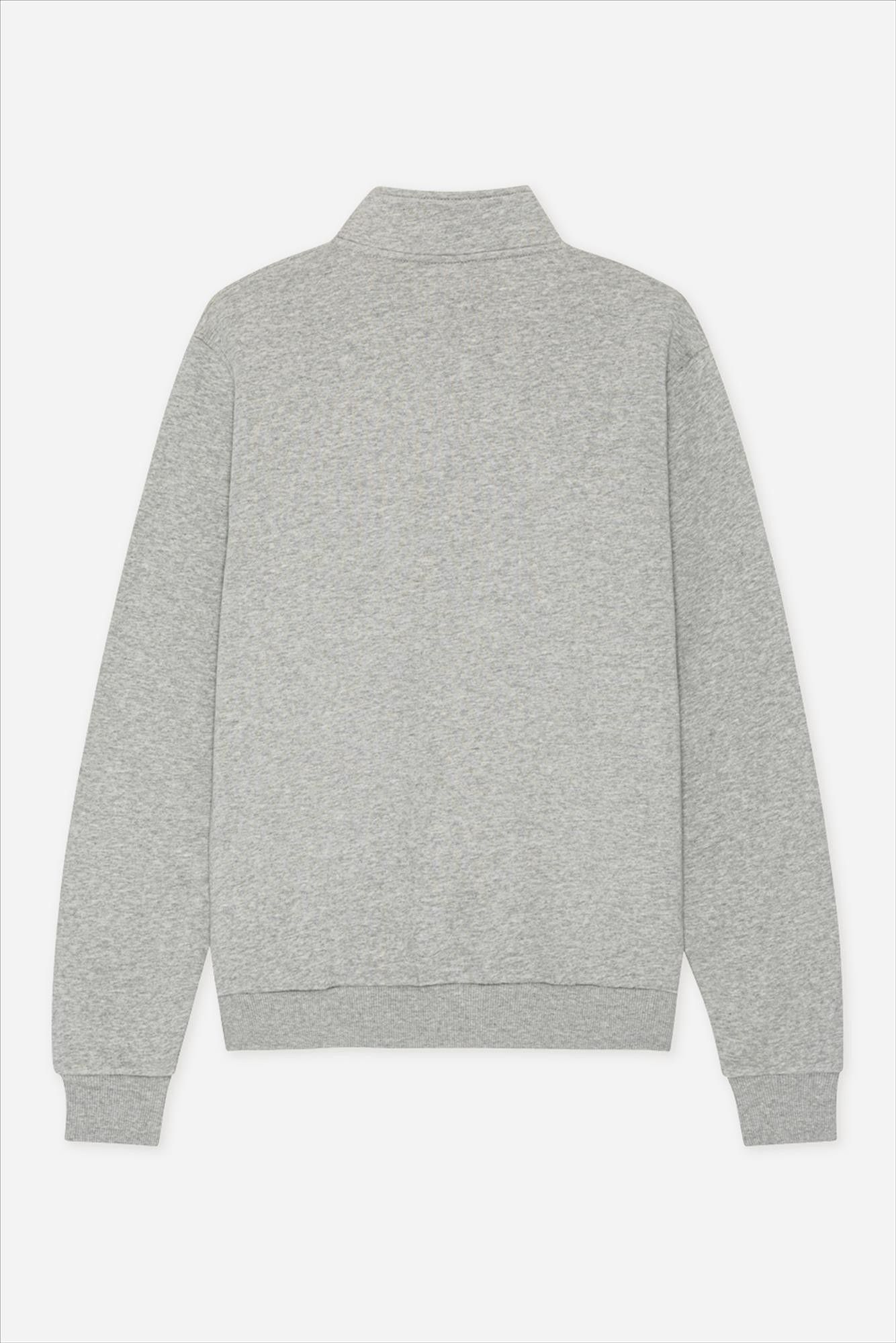 LES DEUX  - Grijze Nørregaard Half-Zip sweater