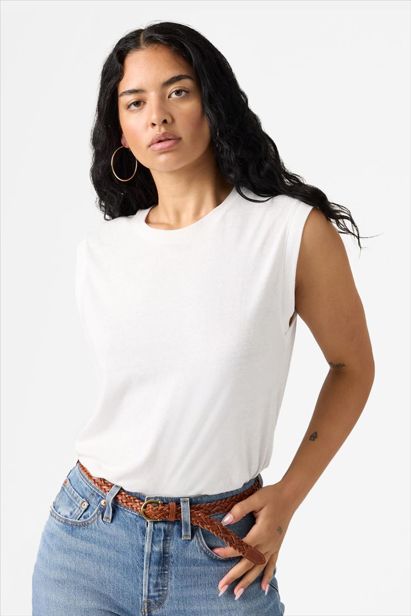 Levi's - Witte Boxy tanktop