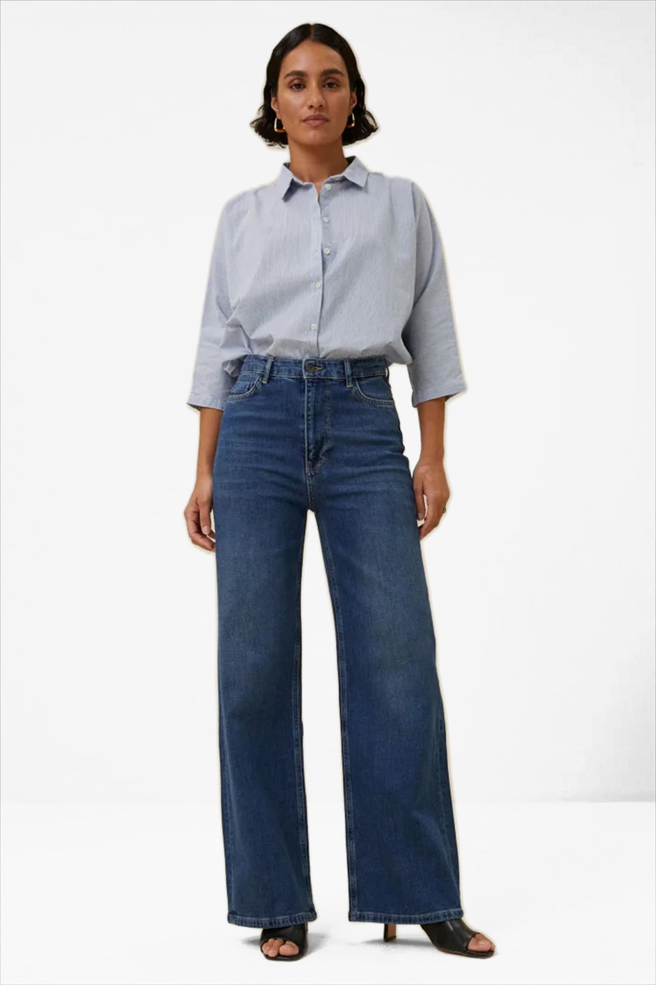 BY BAR - Blauwe Lina loose jeans