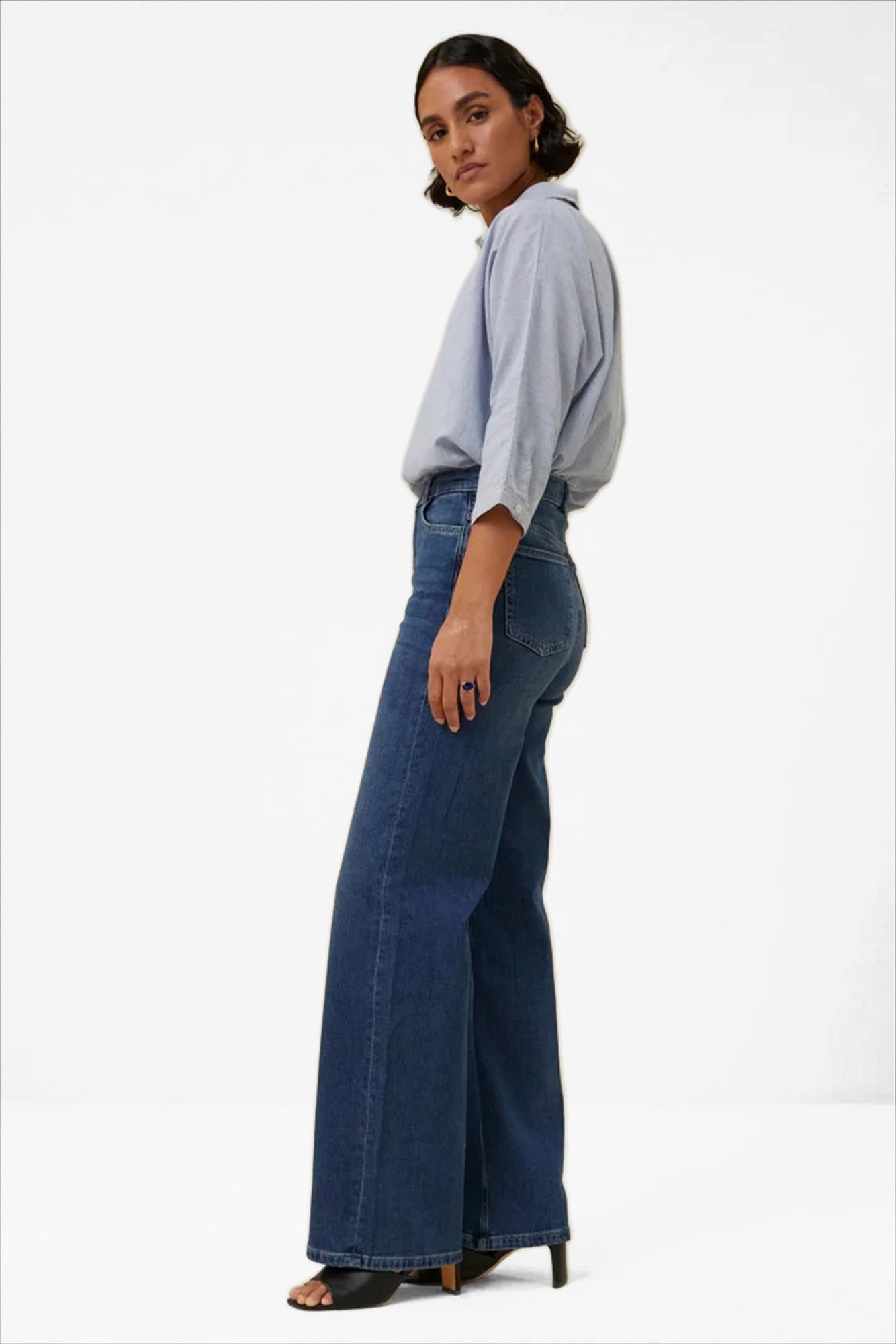 BY BAR - Blauwe Lina loose jeans