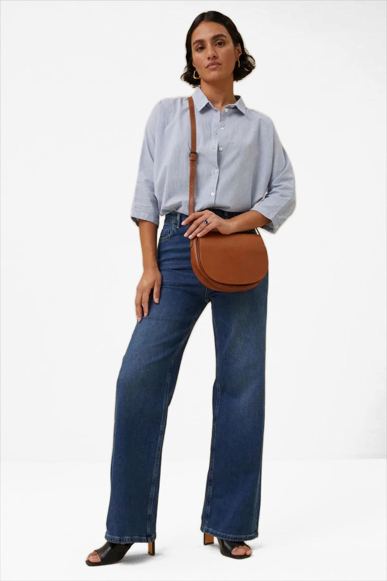 BY BAR - Blauwe Lina loose jeans
