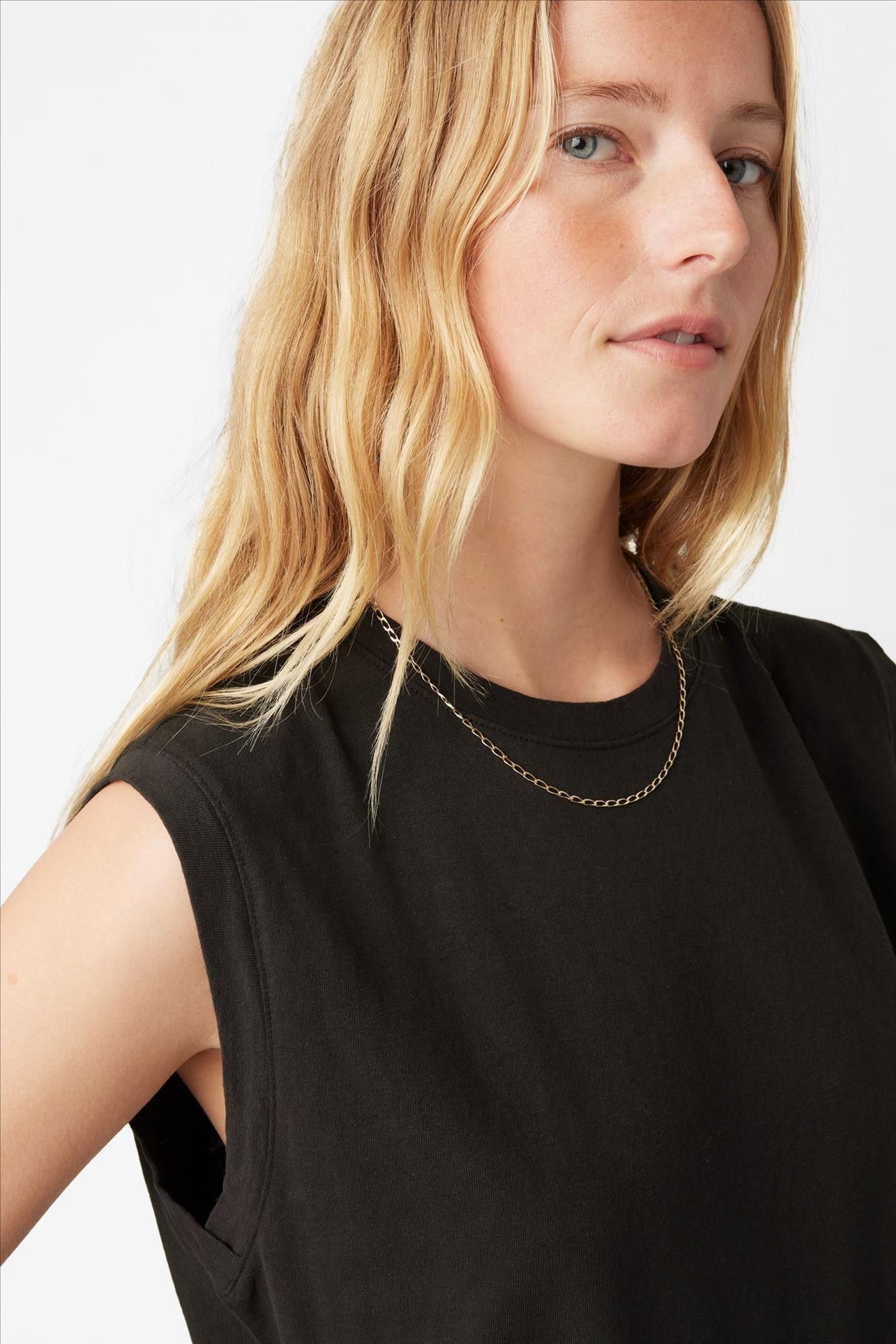 Levi's - Zwarte Boxy tanktop