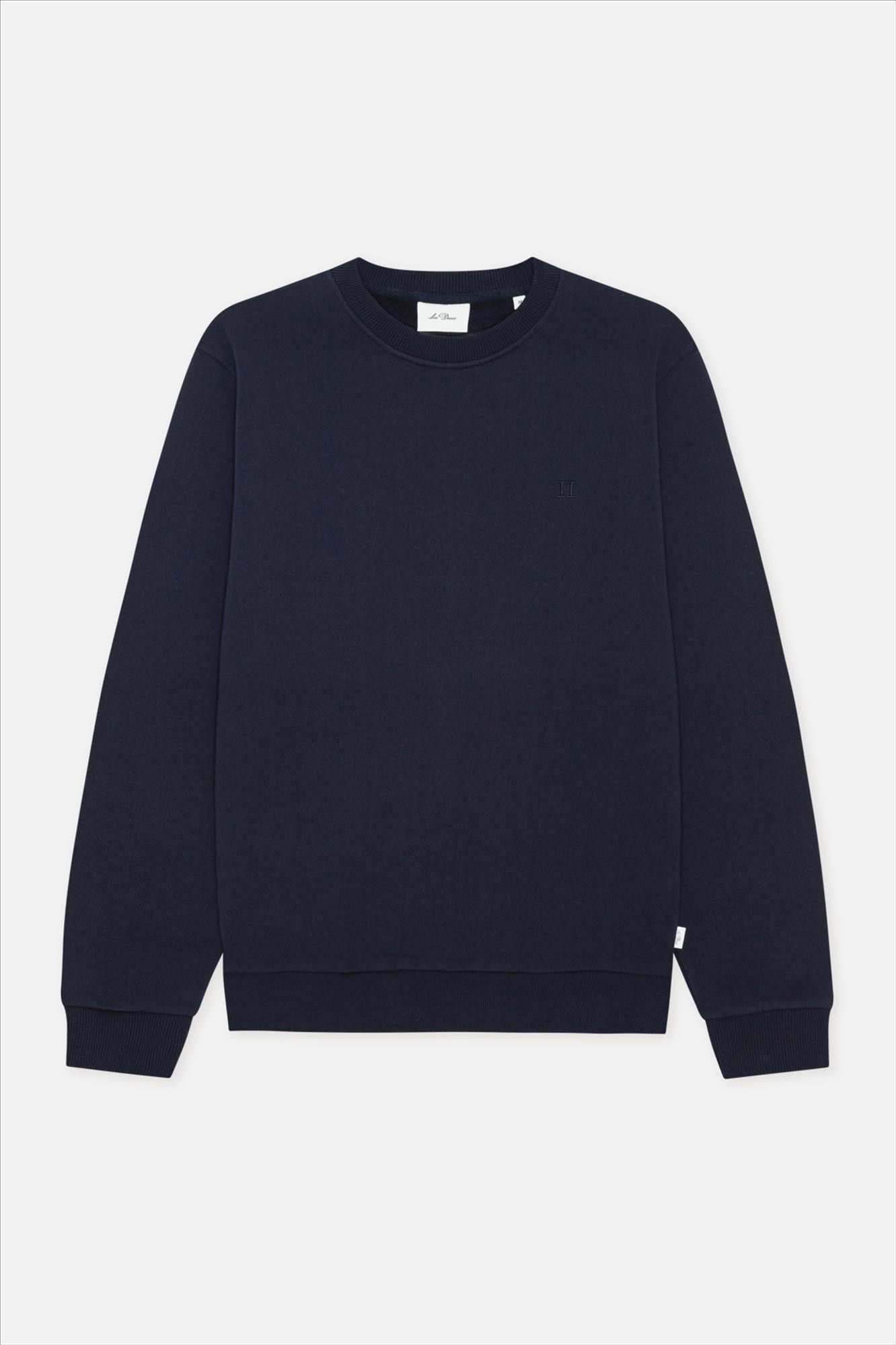 LES DEUX  - Donkerblauwe Nørregaard Tonal sweater
