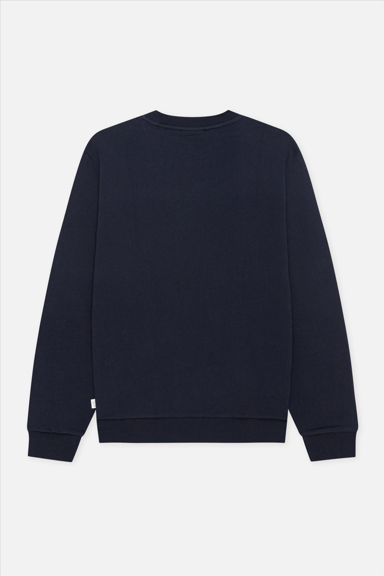 LES DEUX  - Donkerblauwe Nørregaard Tonal sweater