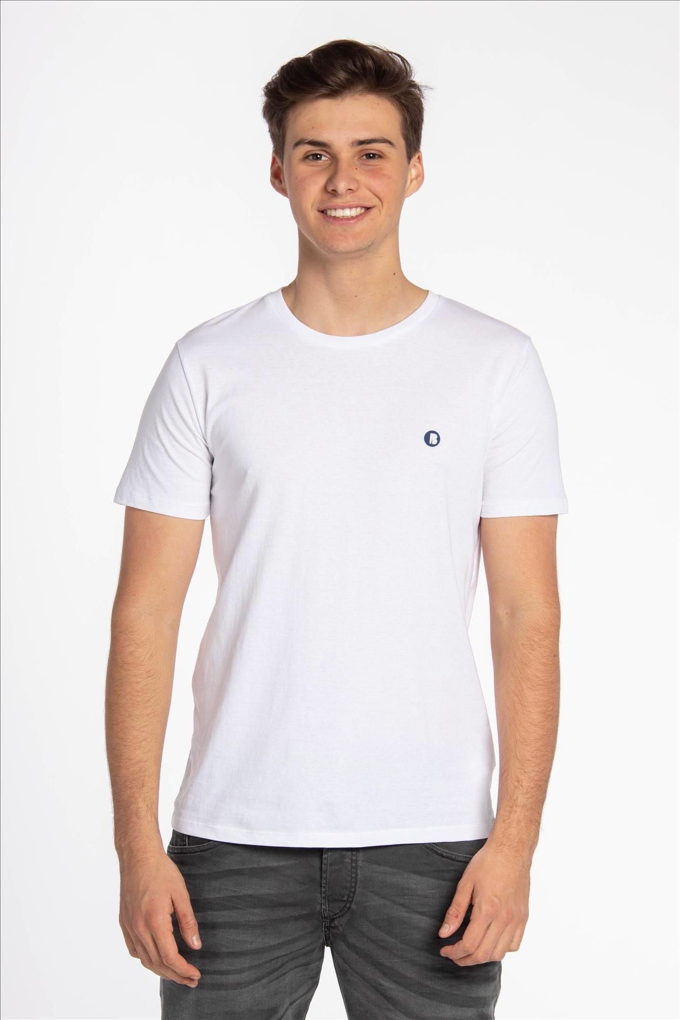 Brooklyn - Witte B Icon Logo T-shirt