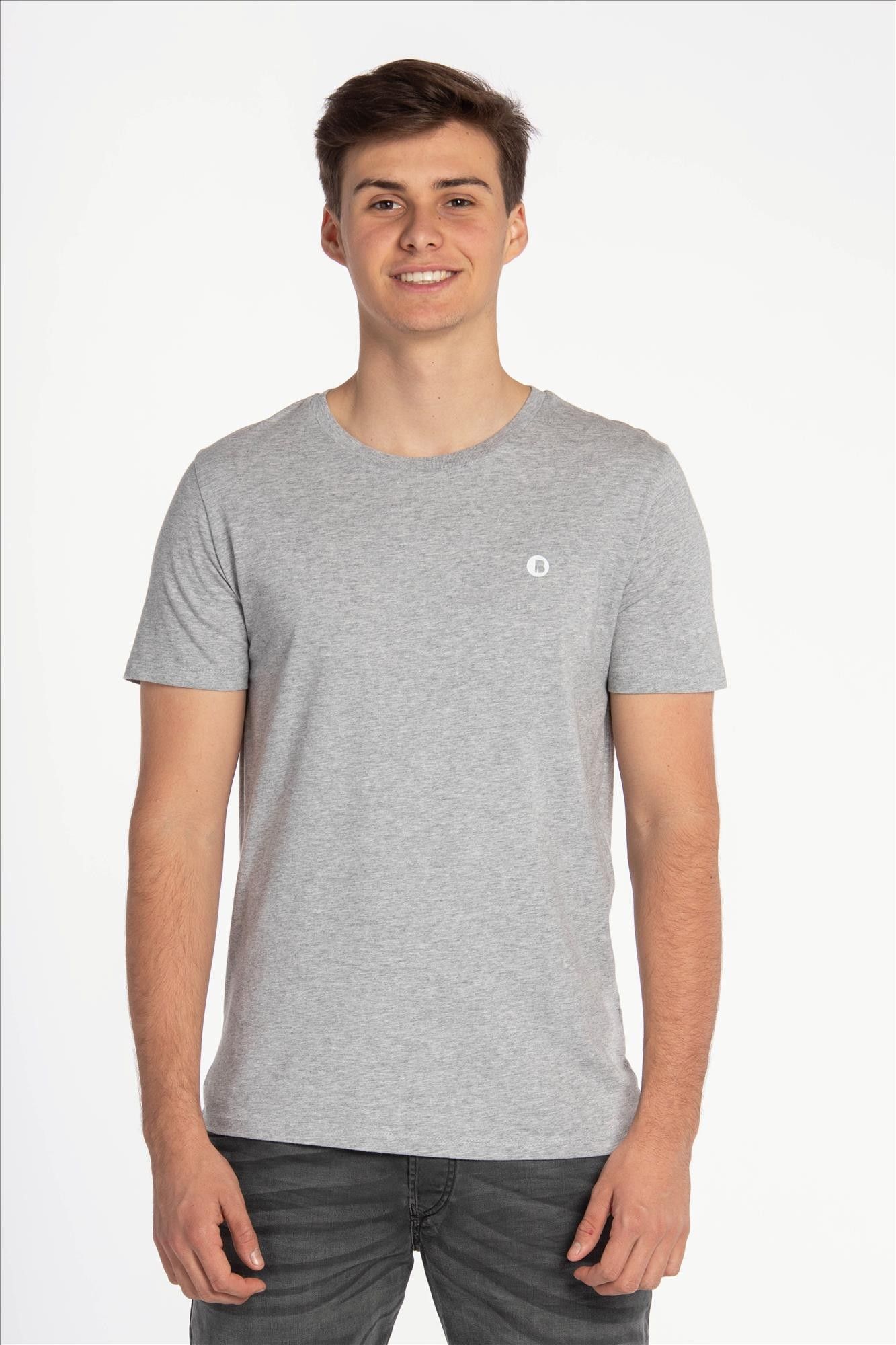 Brooklyn - Lichtgrijze B Icon Logo T-shirt