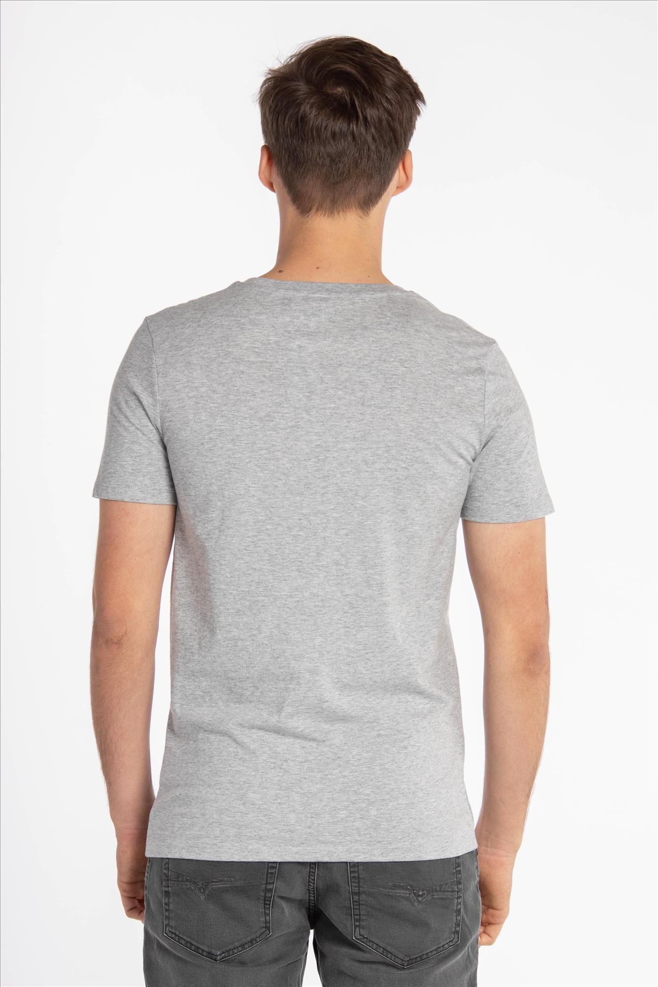Brooklyn - Lichtgrijze B Icon Logo T-shirt