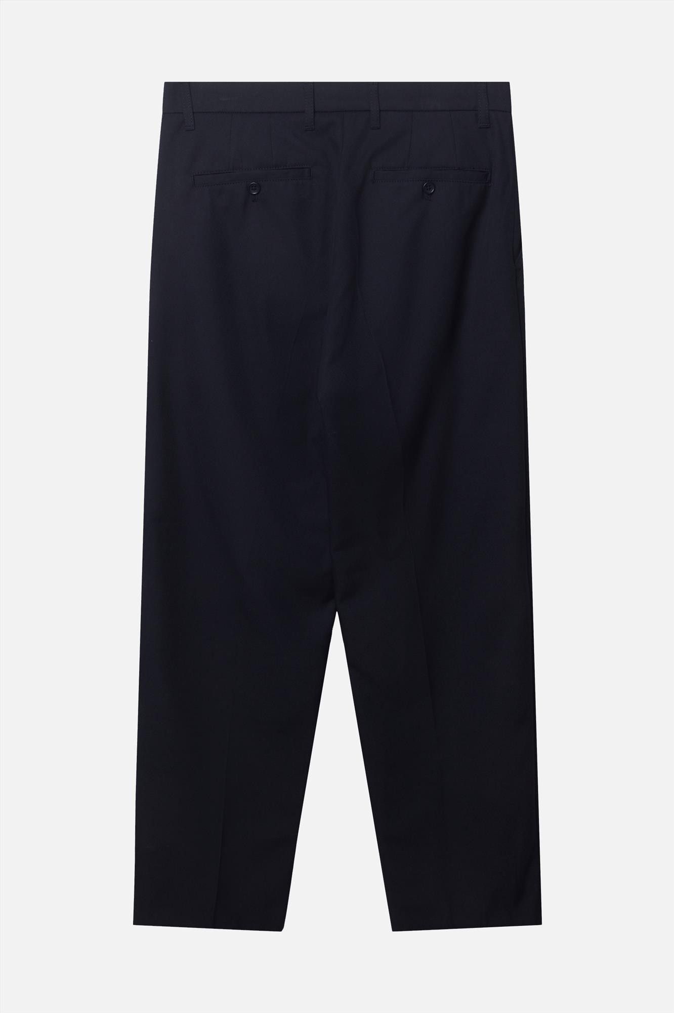 WOODBIRD - Donkerblauwe Ben Suit broek