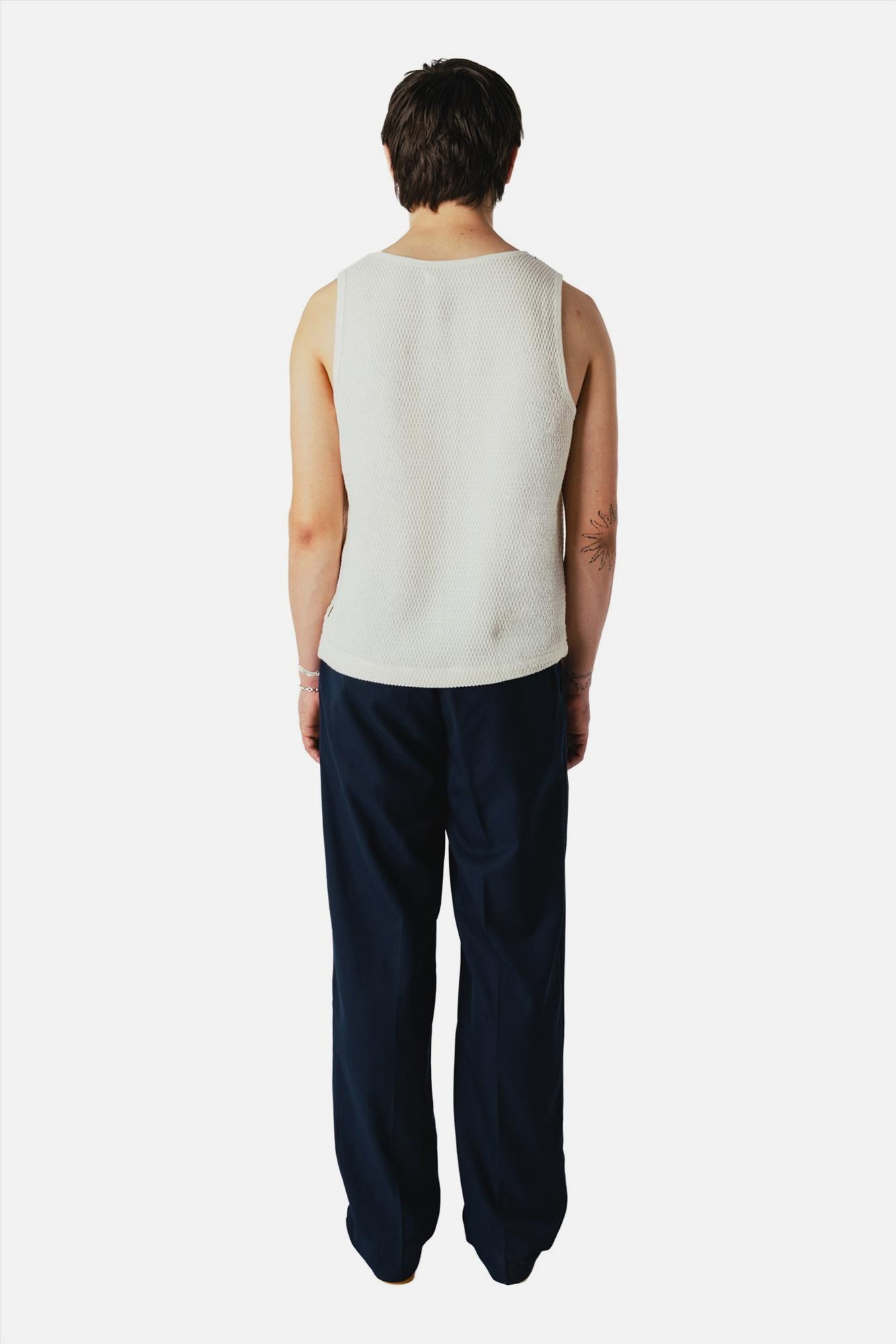 WOODBIRD - Donkerblauwe Ben Suit broek