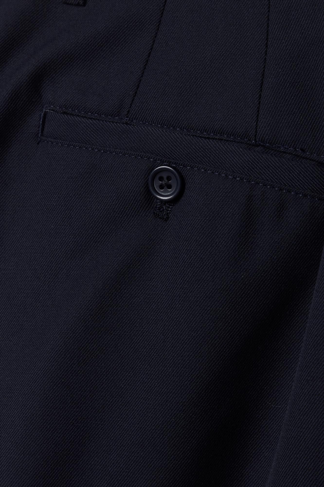 WOODBIRD - Donkerblauwe Ben Suit broek