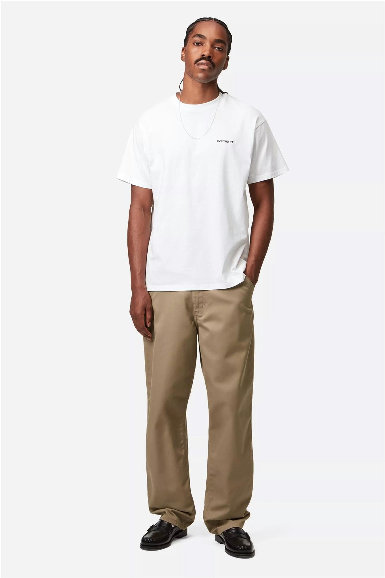 Carhartt WIP - Beige straight fit Simple Pant