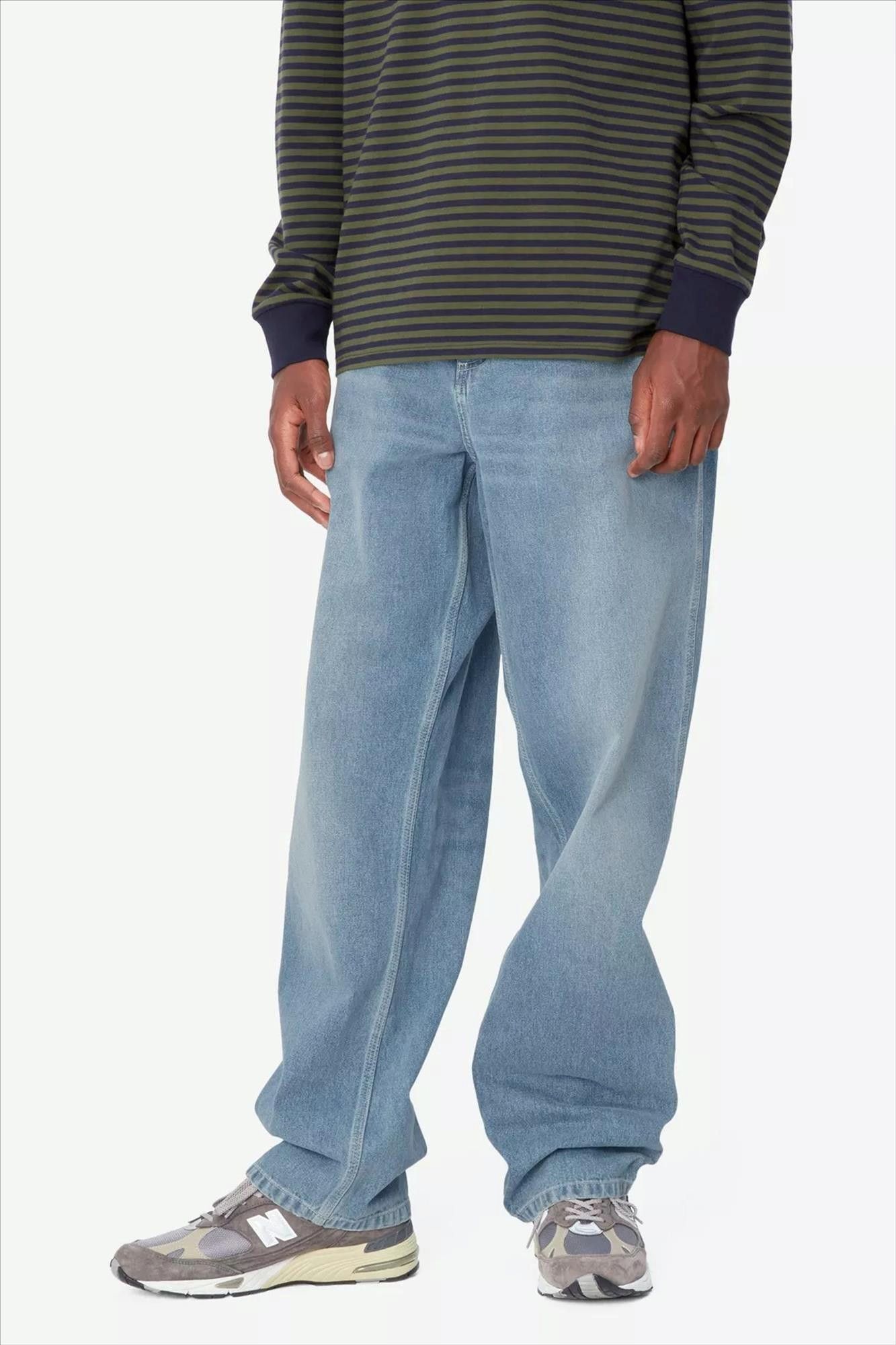 Carhartt WIP - Lichtblauwe straight Simple pant