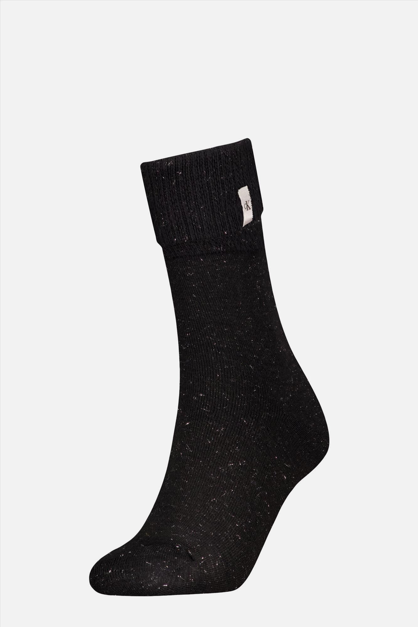 Calvin Klein - Zwarte Glitter Home sokken