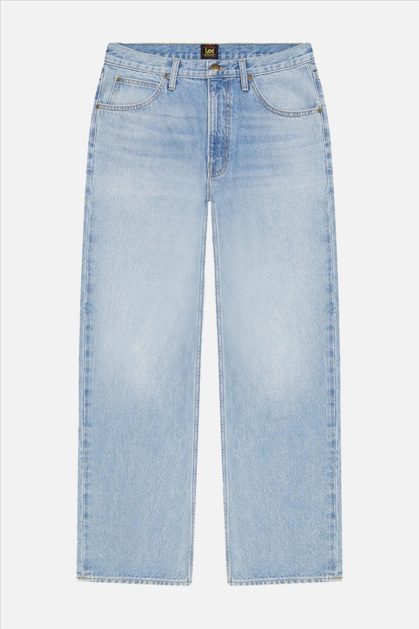 Lee - Lichtblauwe Asher loose straight jeans