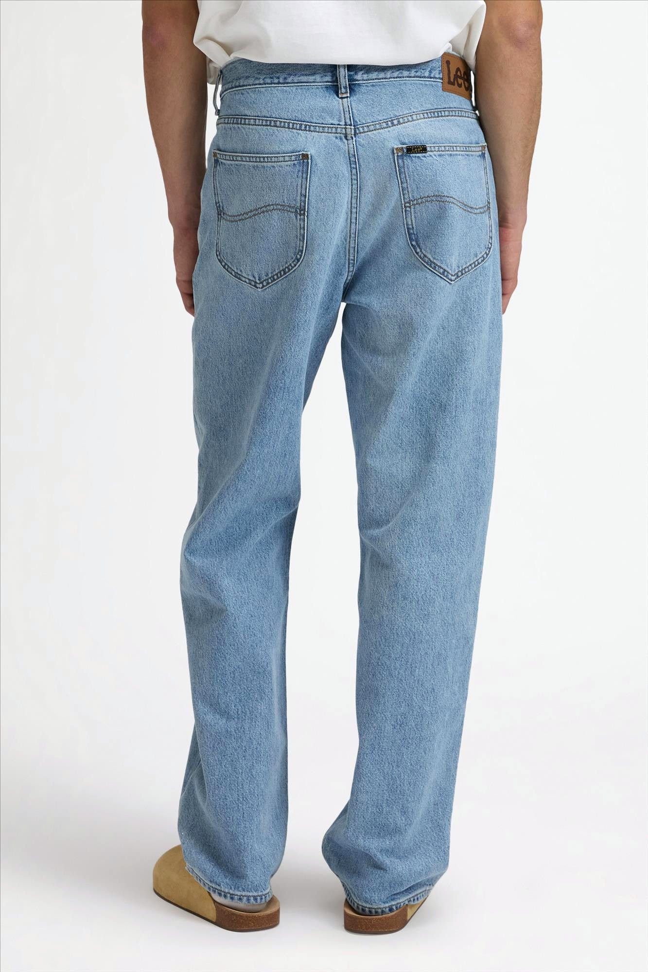 Lee - Lichtblauwe Asher loose straight jeans