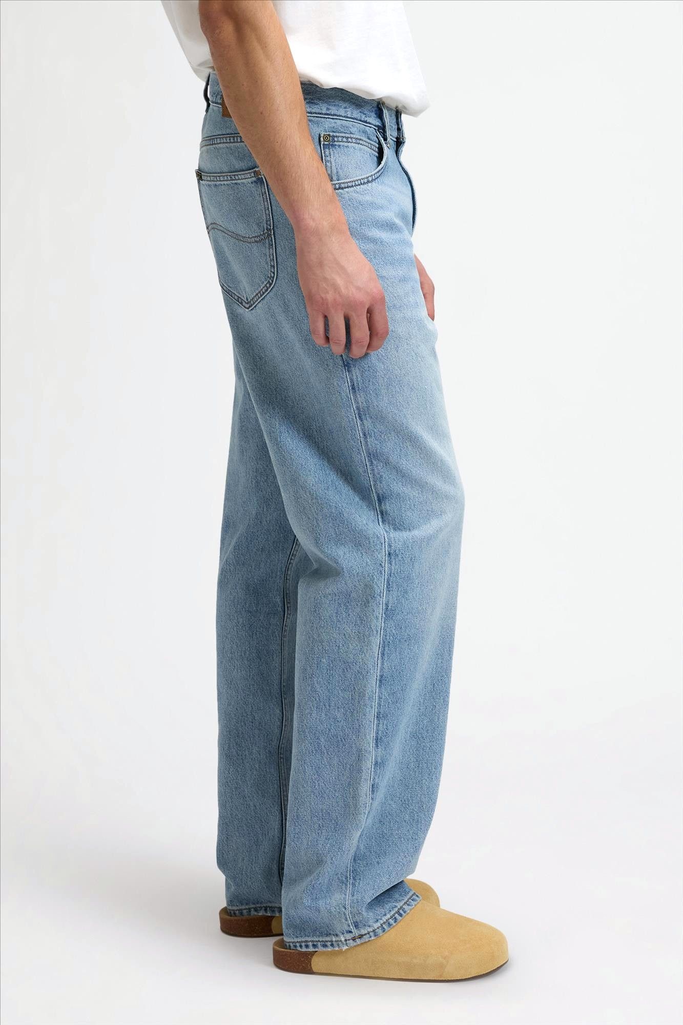 Lee - Lichtblauwe Asher loose straight jeans