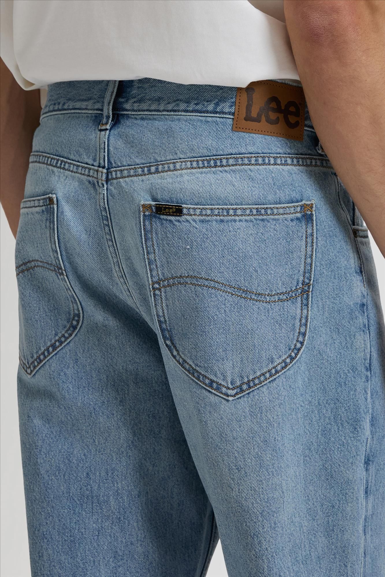 Lee - Lichtblauwe Asher loose straight jeans
