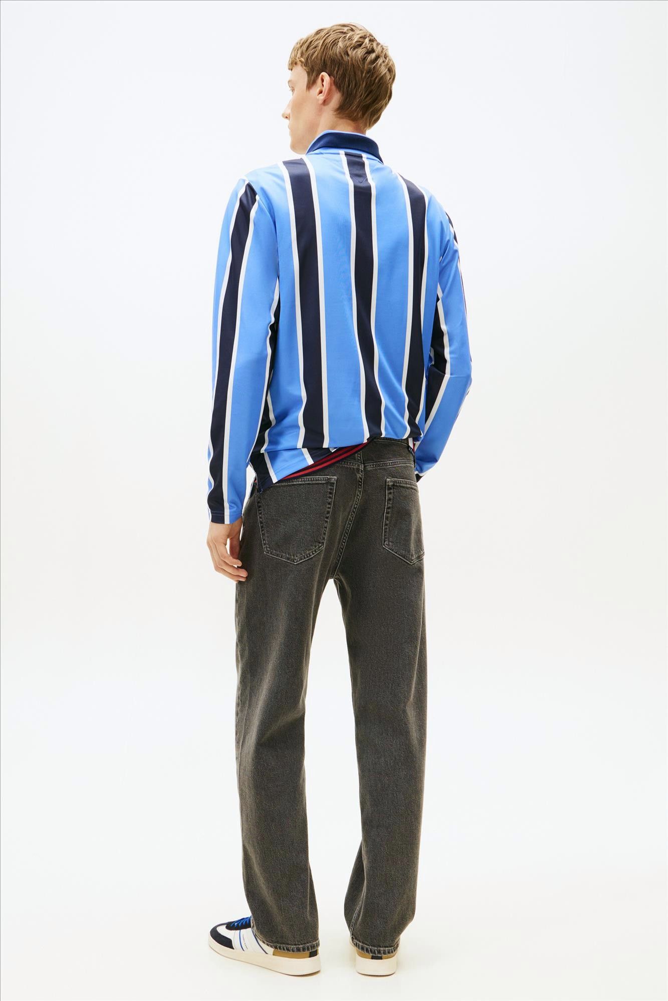 Tommy Jeans - Donkergrijze Faded Otis straight jeans