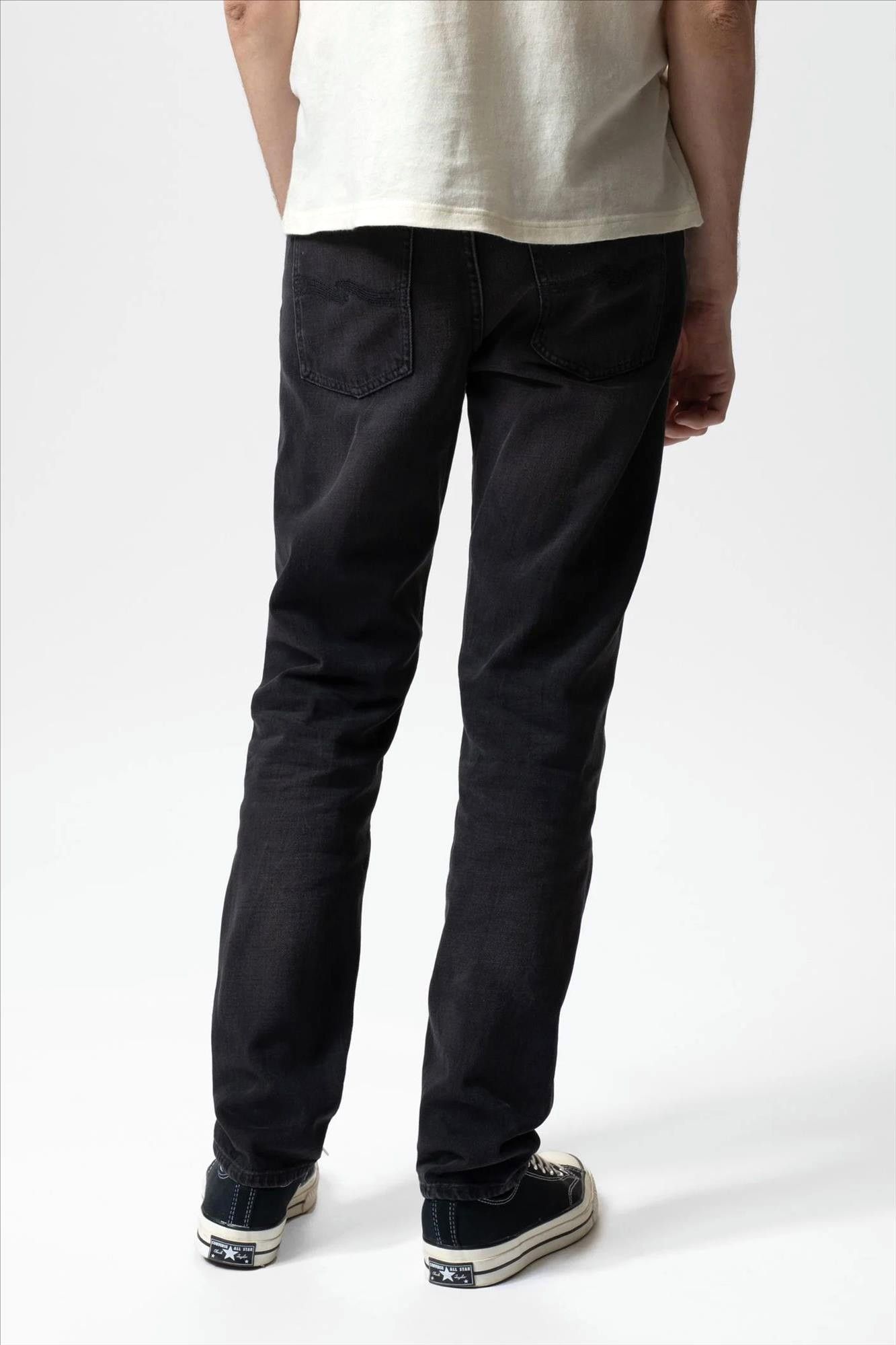 Nudie Jeans Co. - Zwarte Steady Eddie jeans