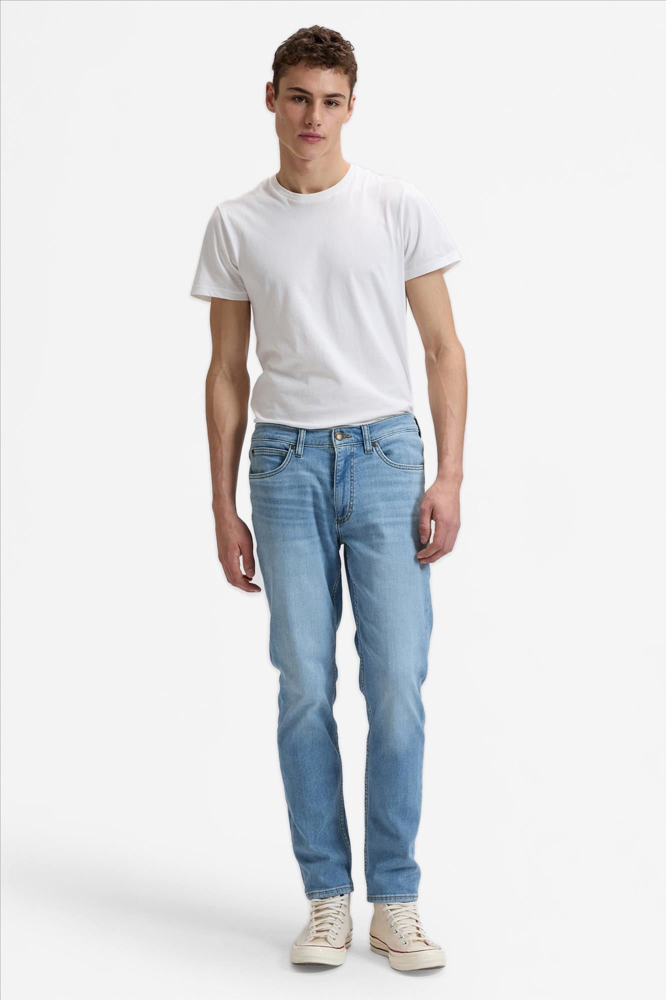 Lee - Lichtblauwe Rider slim jeans