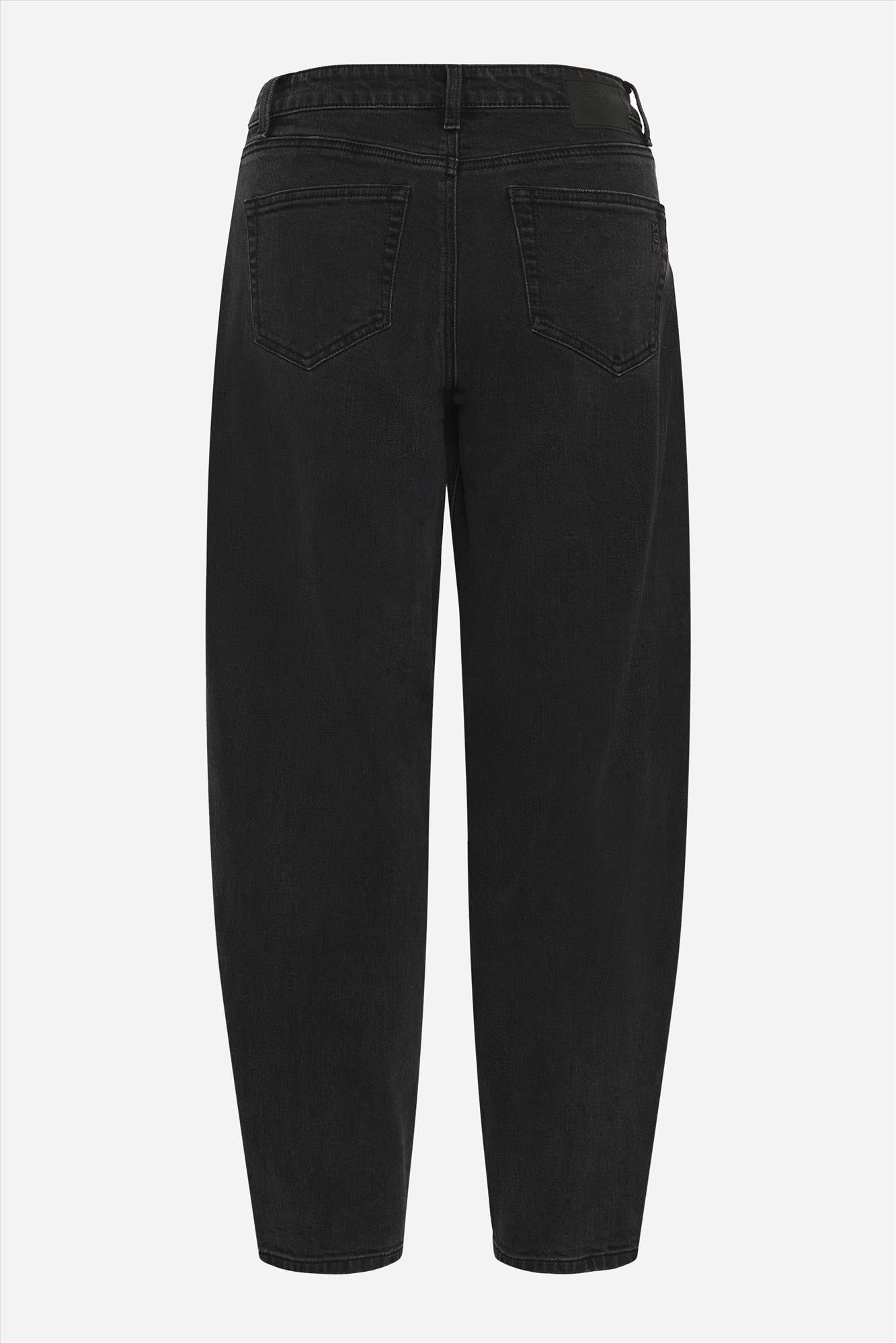 My Essential Wardrobe - Donkergrijze Baloo barrel jeans