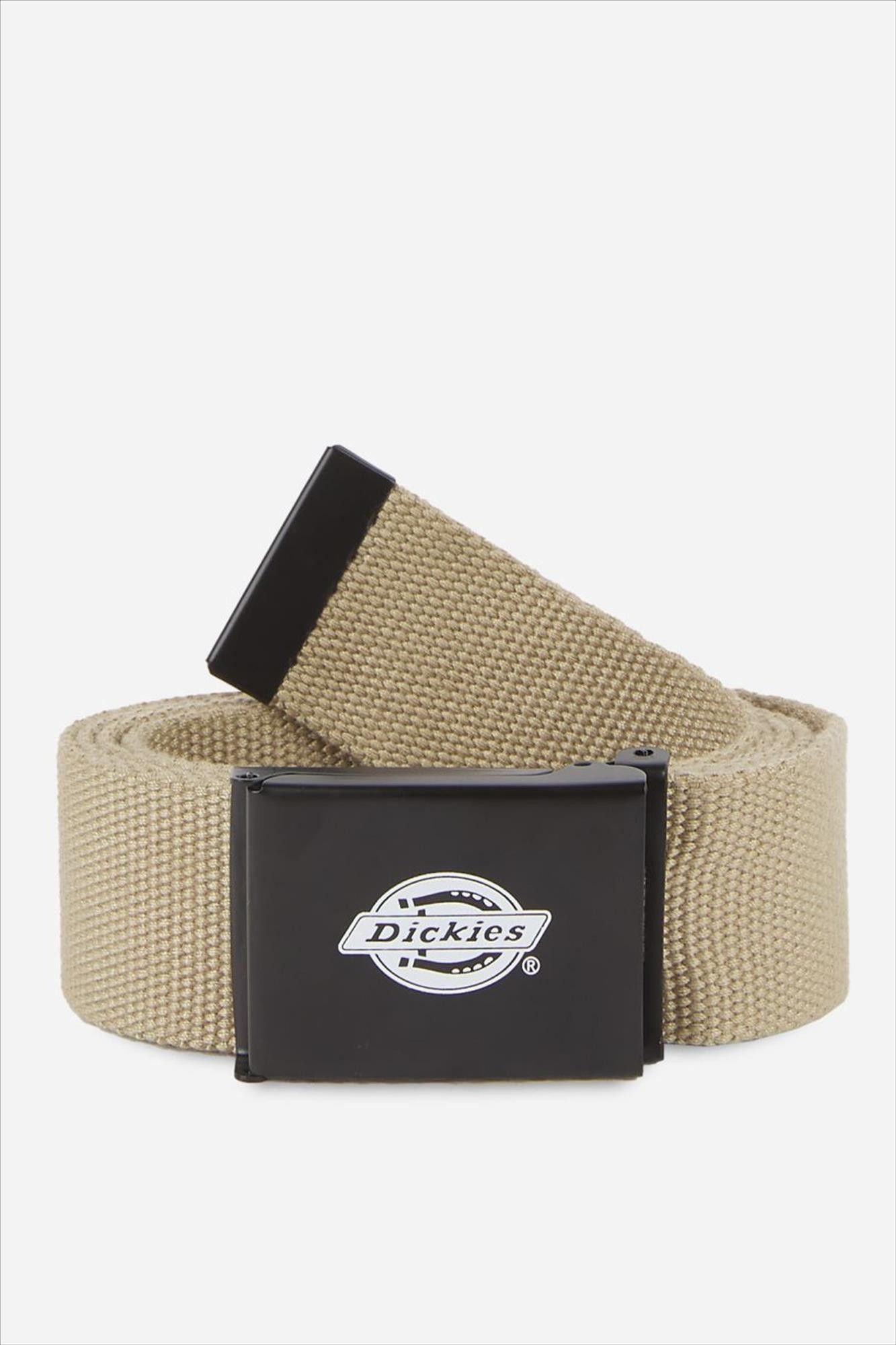 Dickies - Beige Logo Clip riem