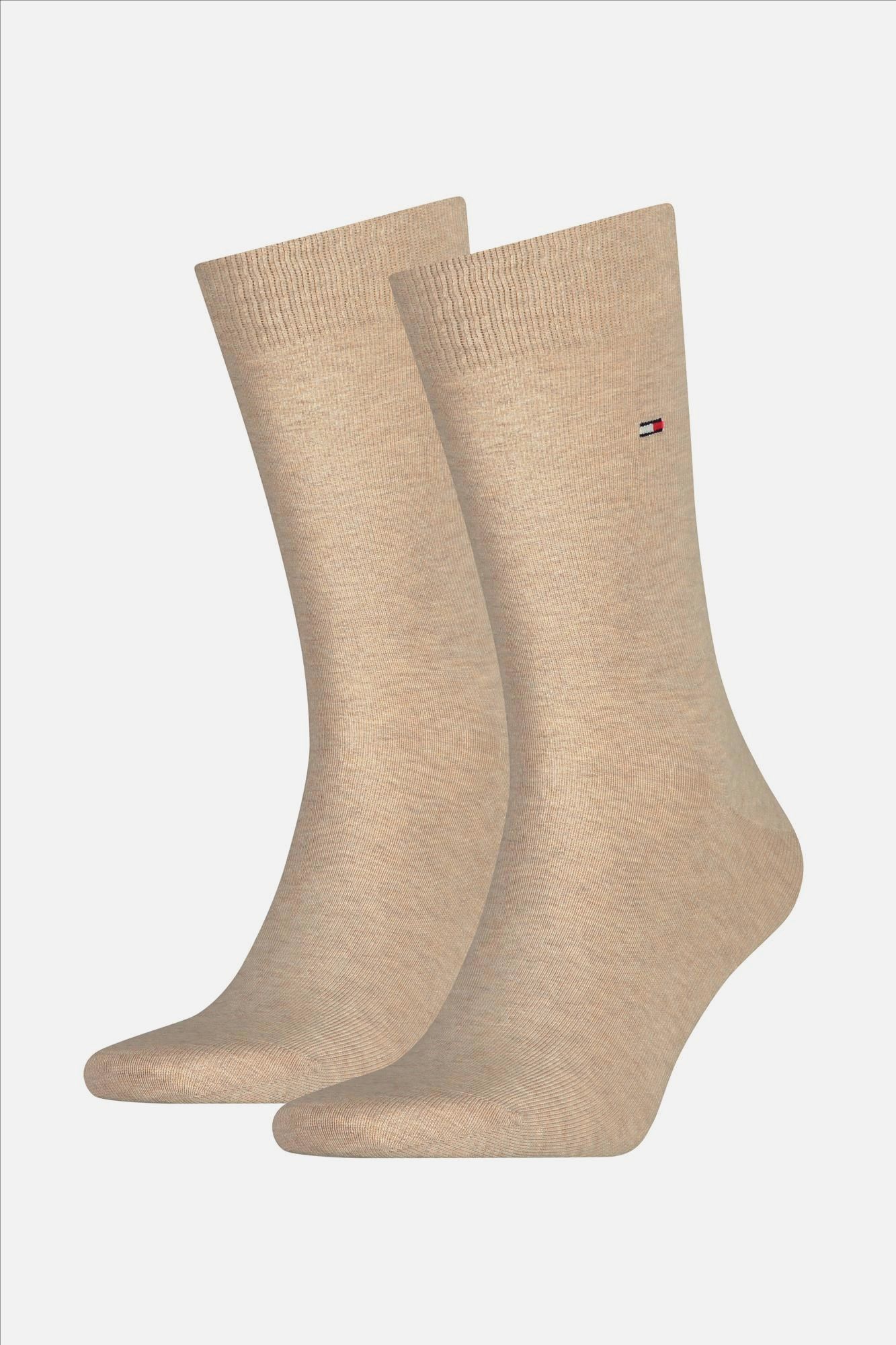 Hilfiger socks - Beige 2-pack Classic sokken, maat: 43-46