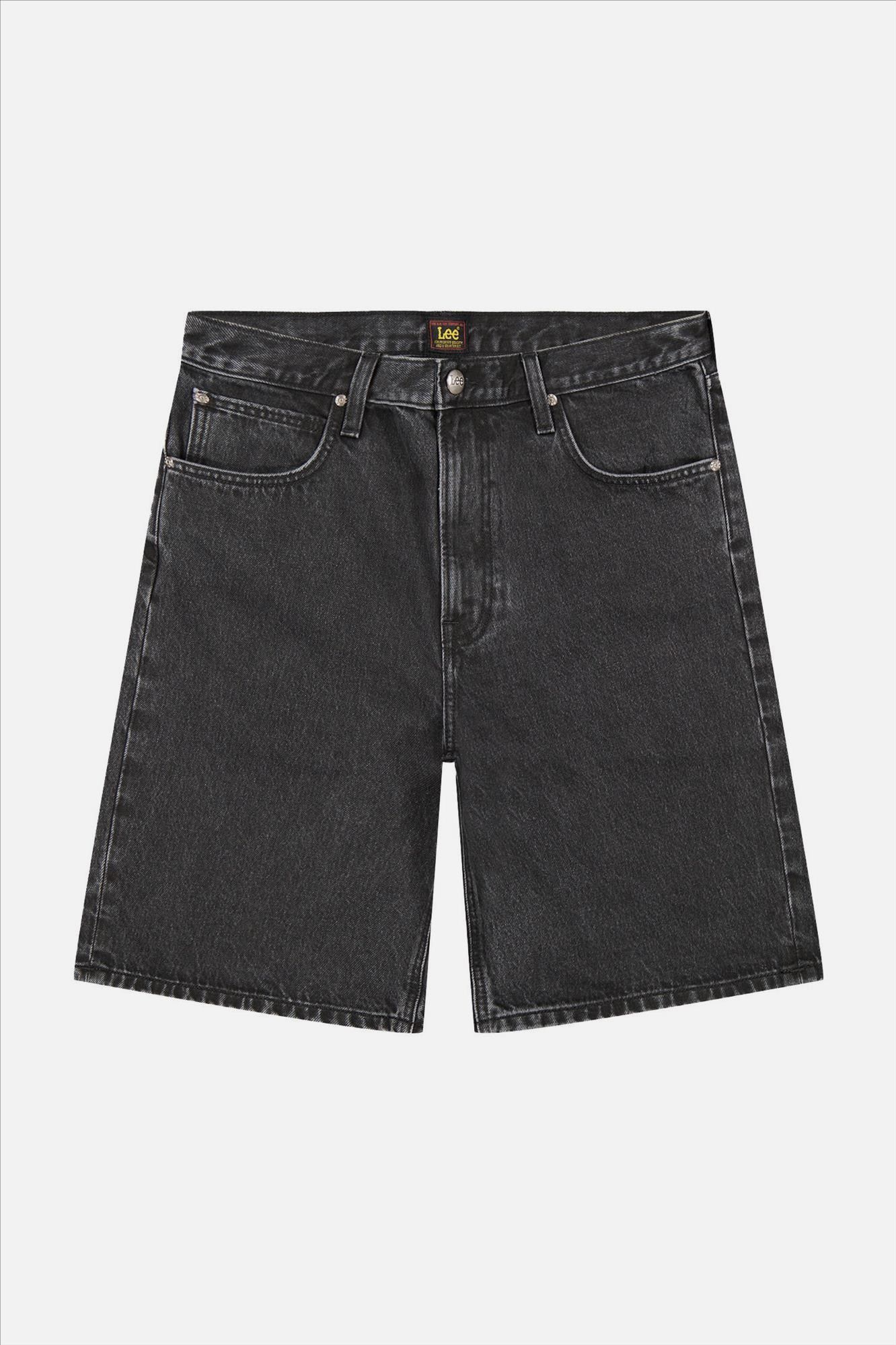 Lee - Donkergrijze Asher loose short