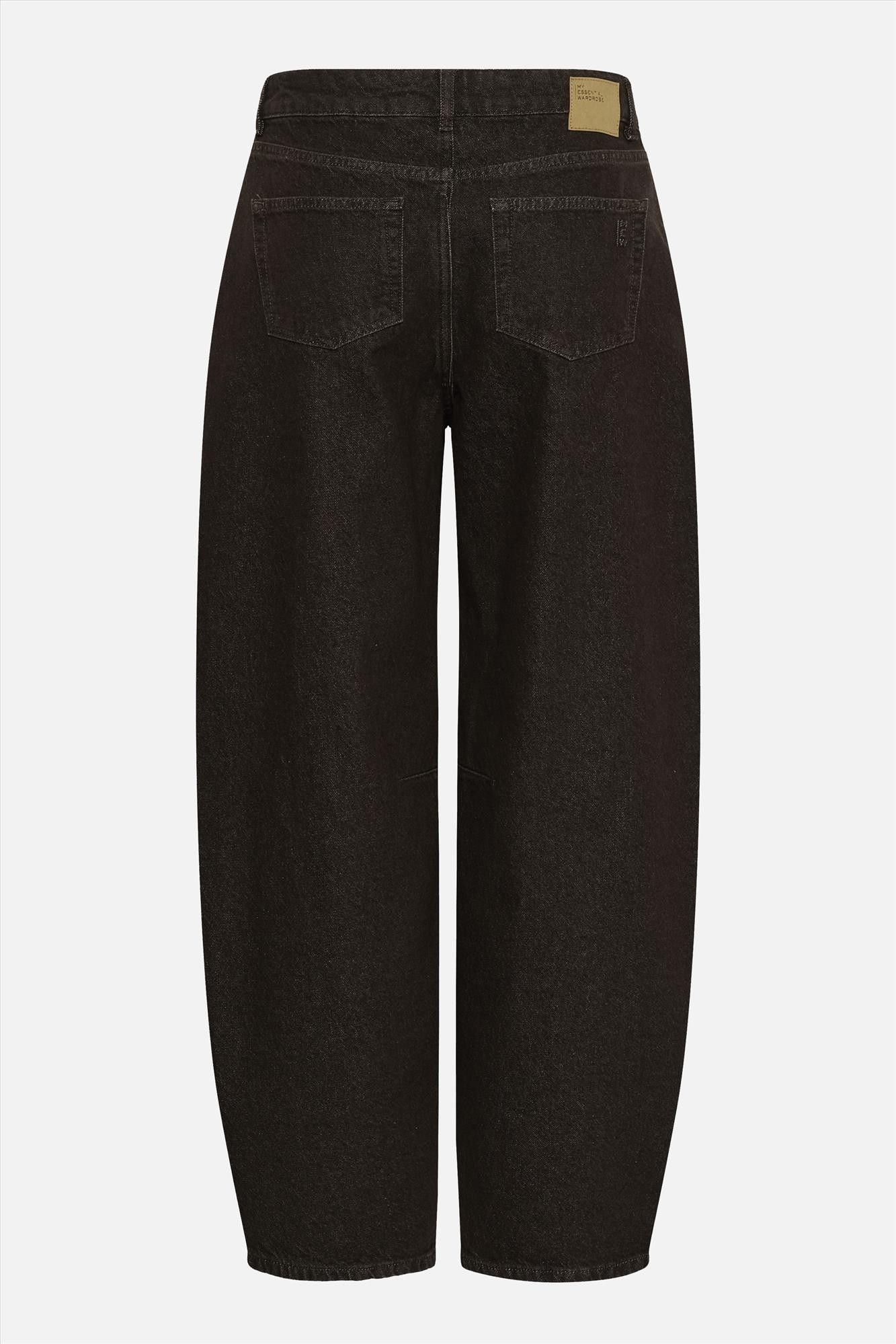 My Essential Wardrobe - Donkerbruine Lance barrel jeans