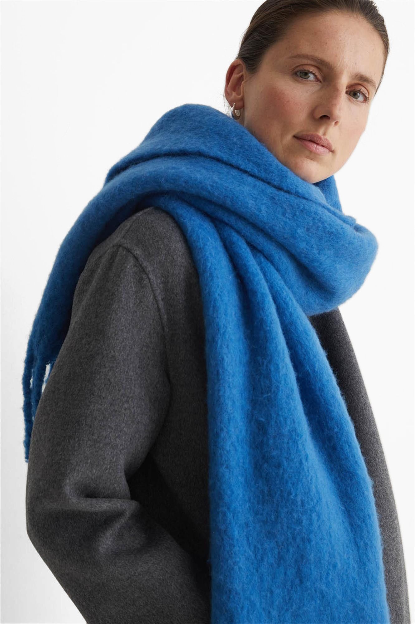 YERSE - Blauwe Unisof sjaal