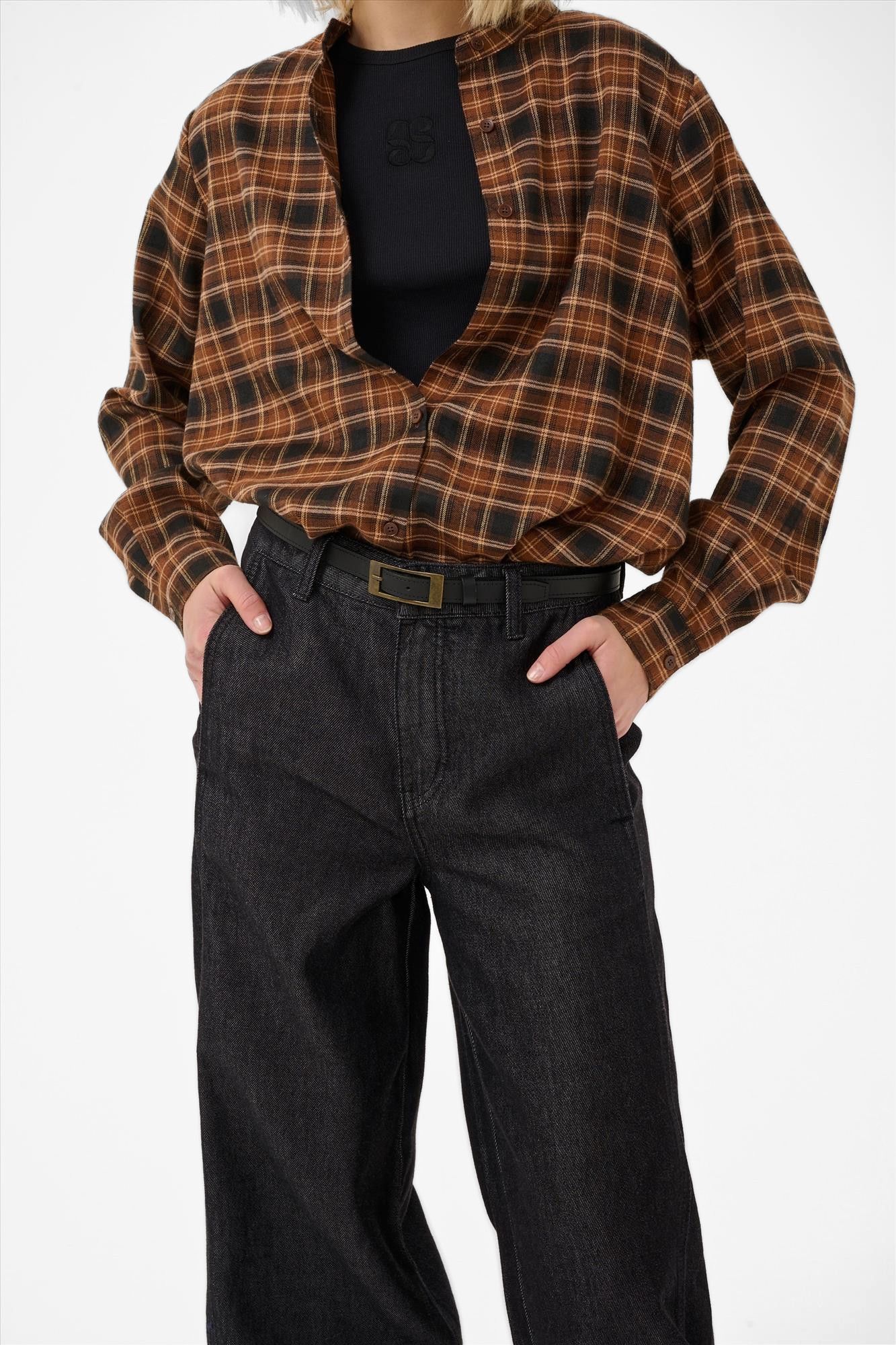 My Essential Wardrobe - Zwarte Kendel loose balloon jeans