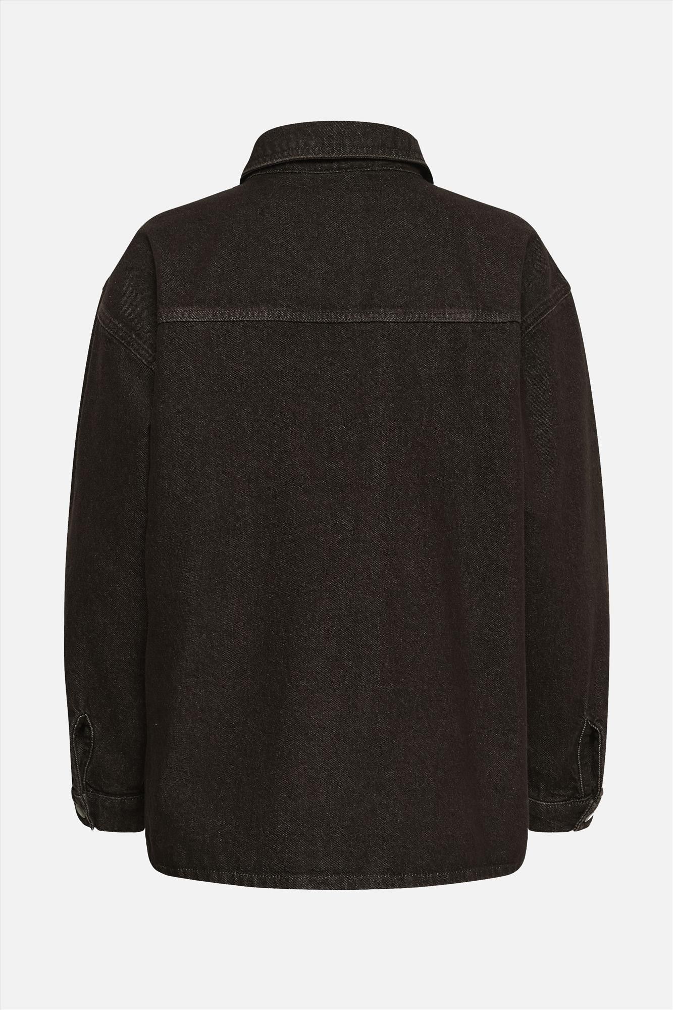My Essential Wardrobe - Donkerbruine Uma Denim jas