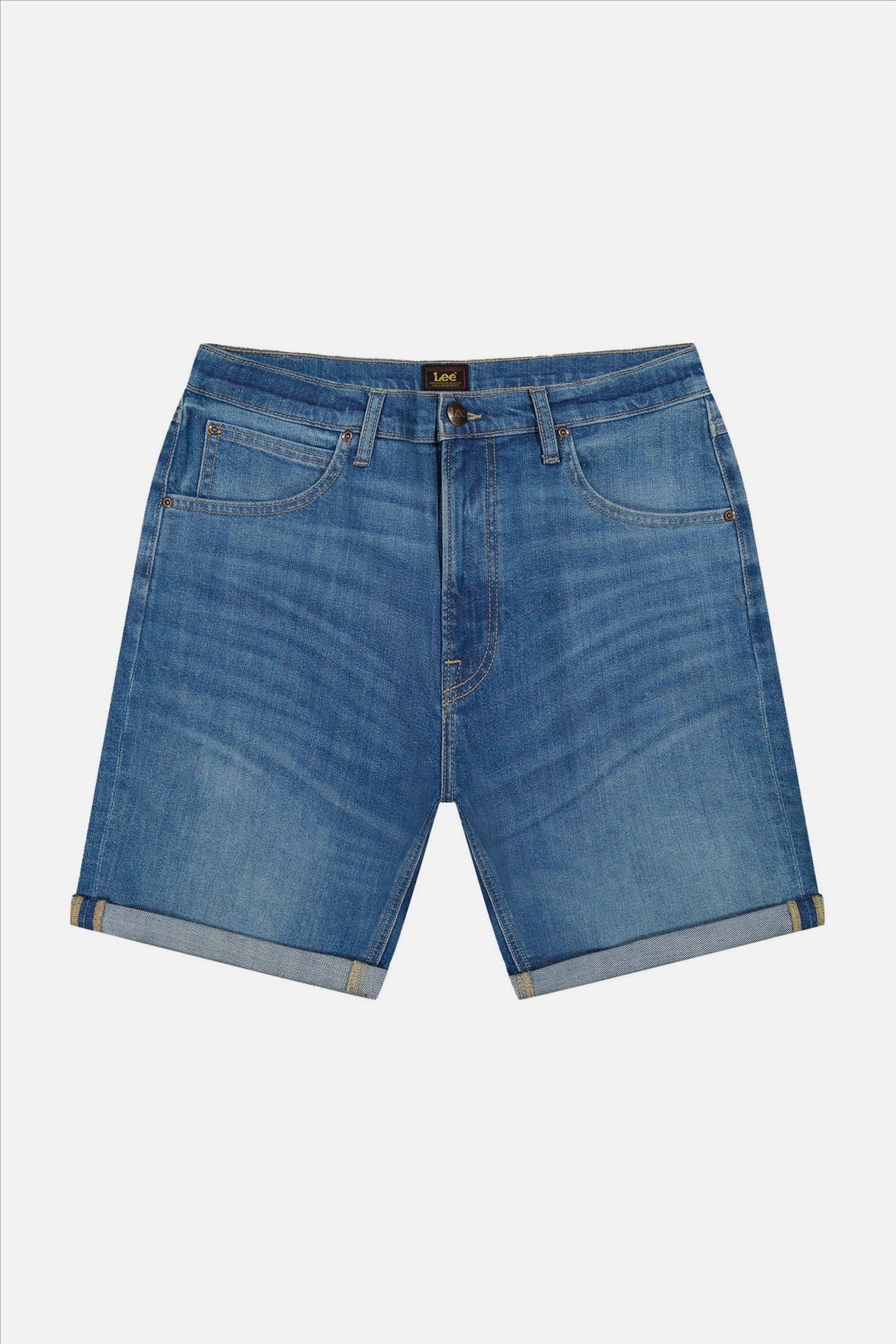 Lee - Middenblauwe 5 Pocket short