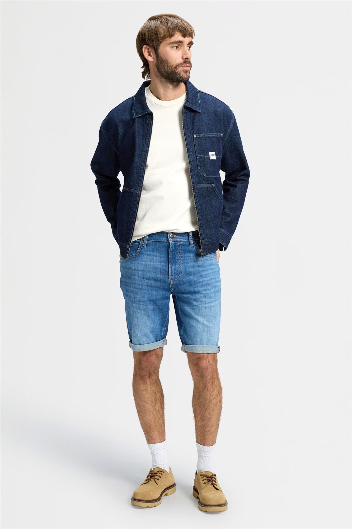 Lee - Middenblauwe 5 Pocket short