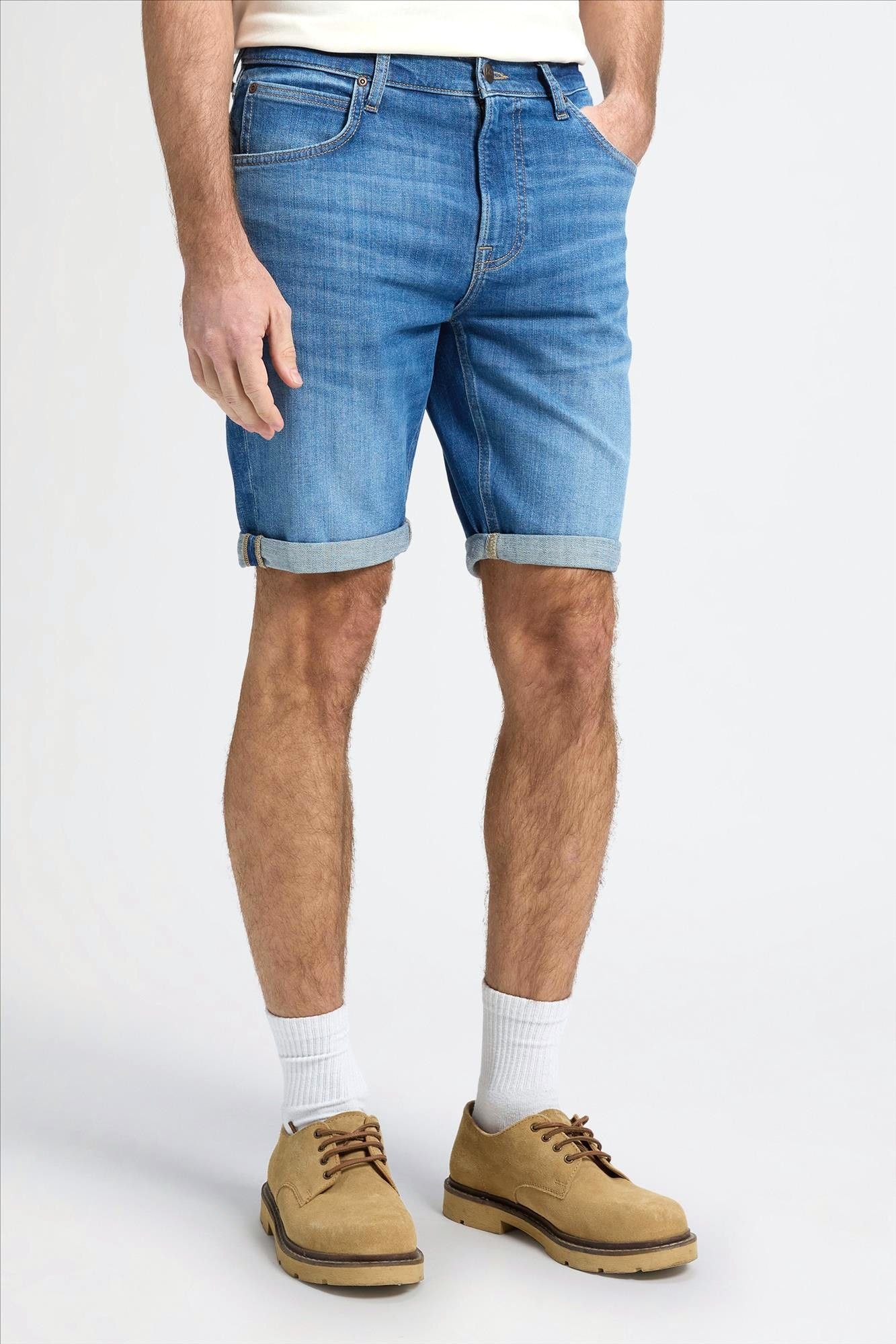 Lee - Middenblauwe 5 Pocket short
