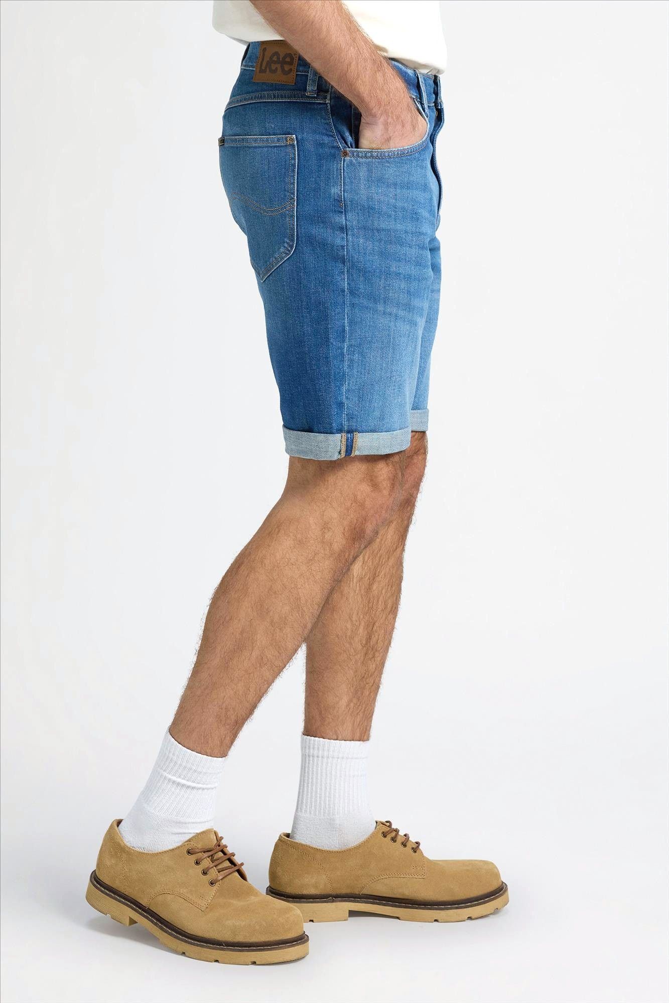 Lee - Middenblauwe 5 Pocket short