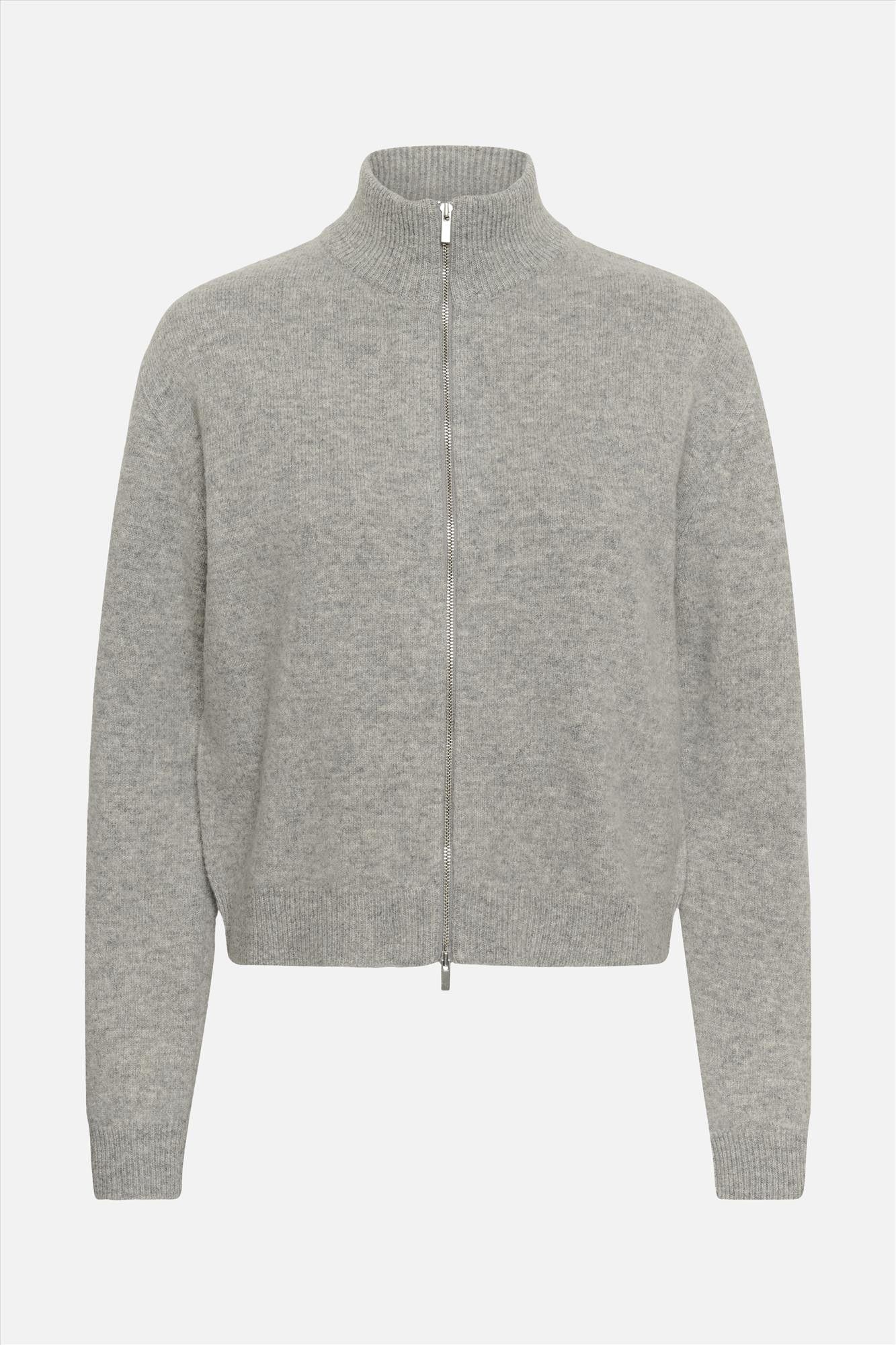 My Essential Wardrobe - Grijze Tracy cardigan