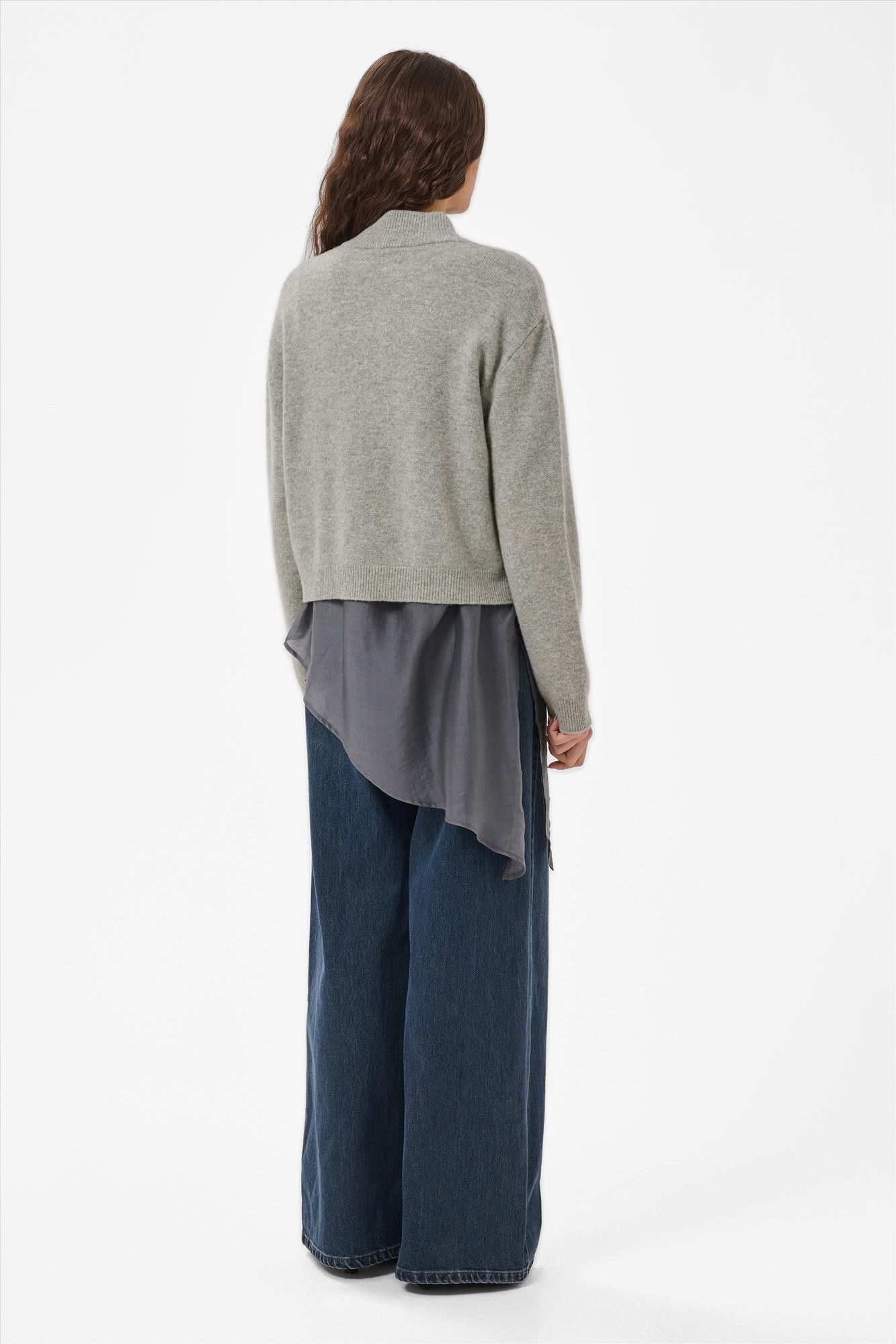 My Essential Wardrobe - Grijze Tracy cardigan