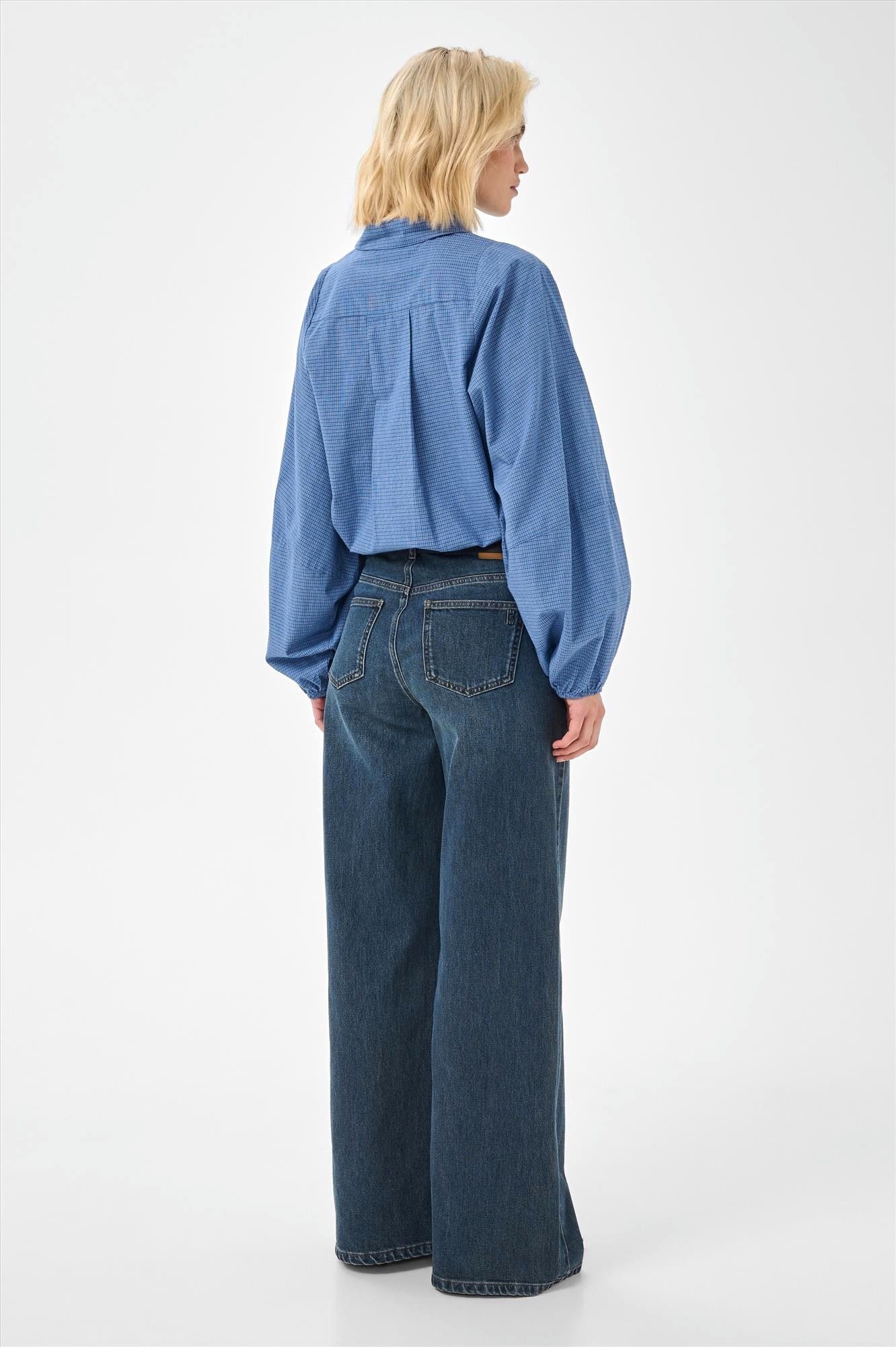 My Essential Wardrobe - Blauwe Ilse blouse