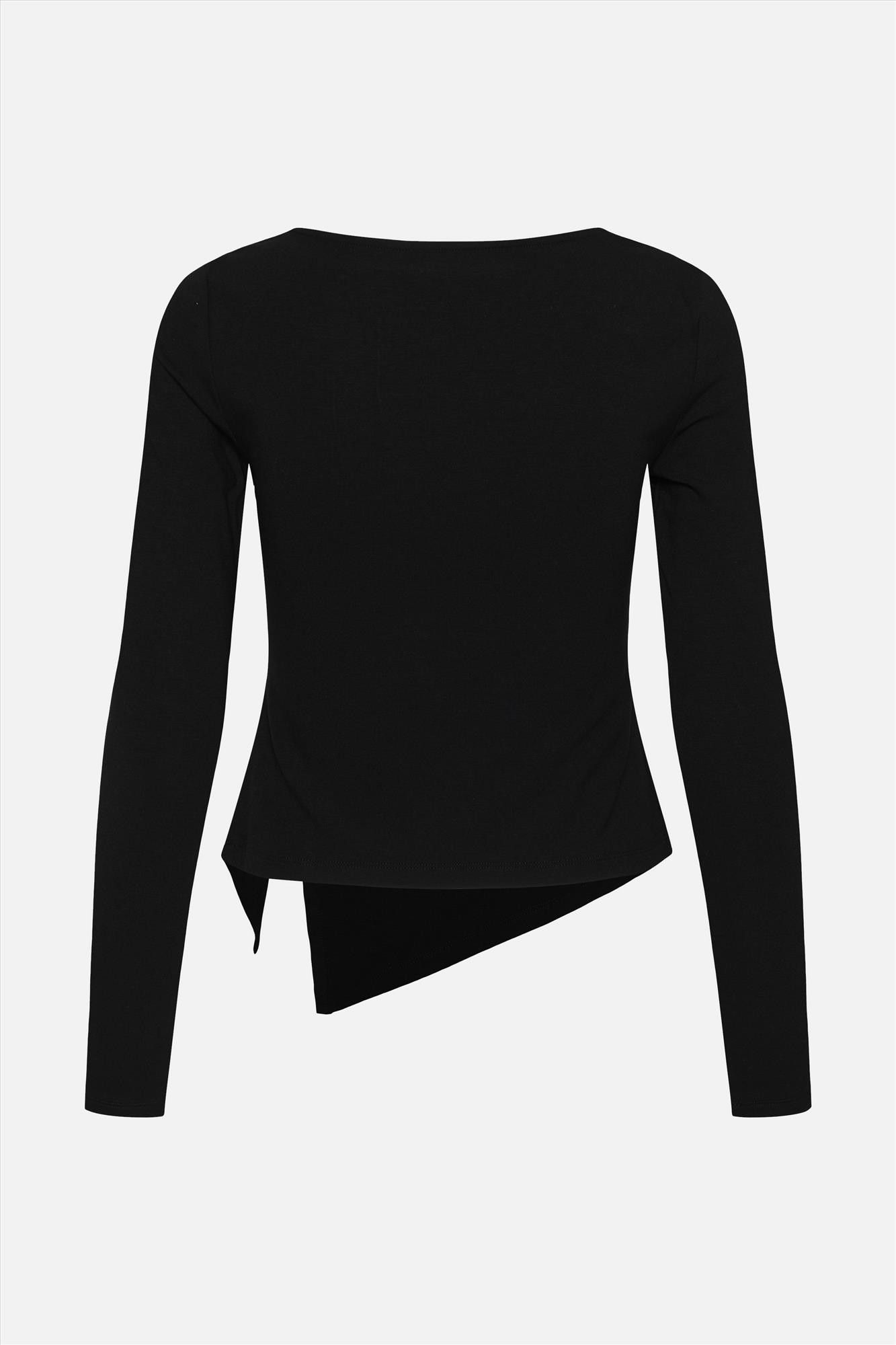 My Essential Wardrobe - Zwarte Nupti Asymmetric longsleeve