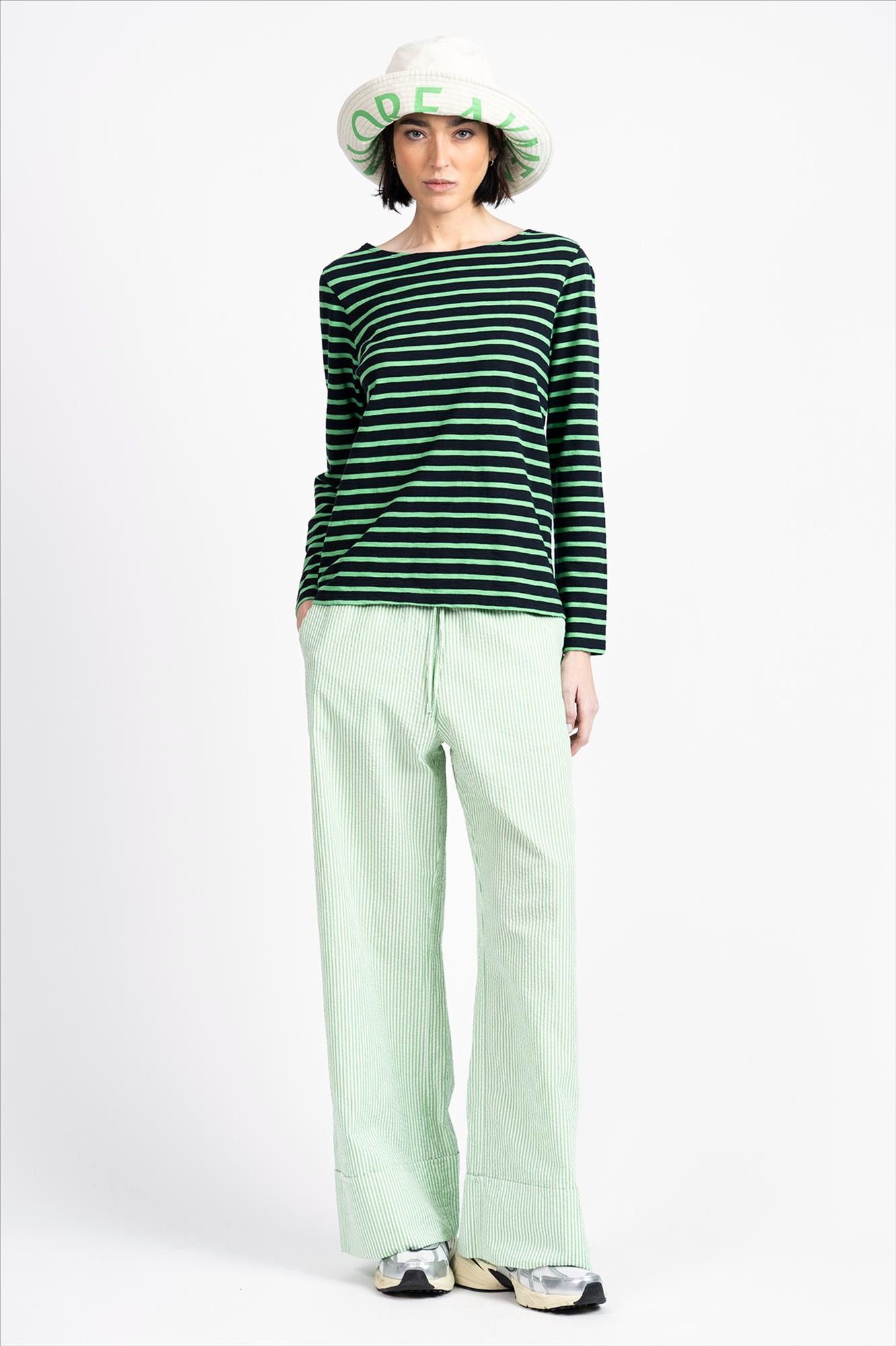 Loreak - Lichtgroen-Witte Uria broek