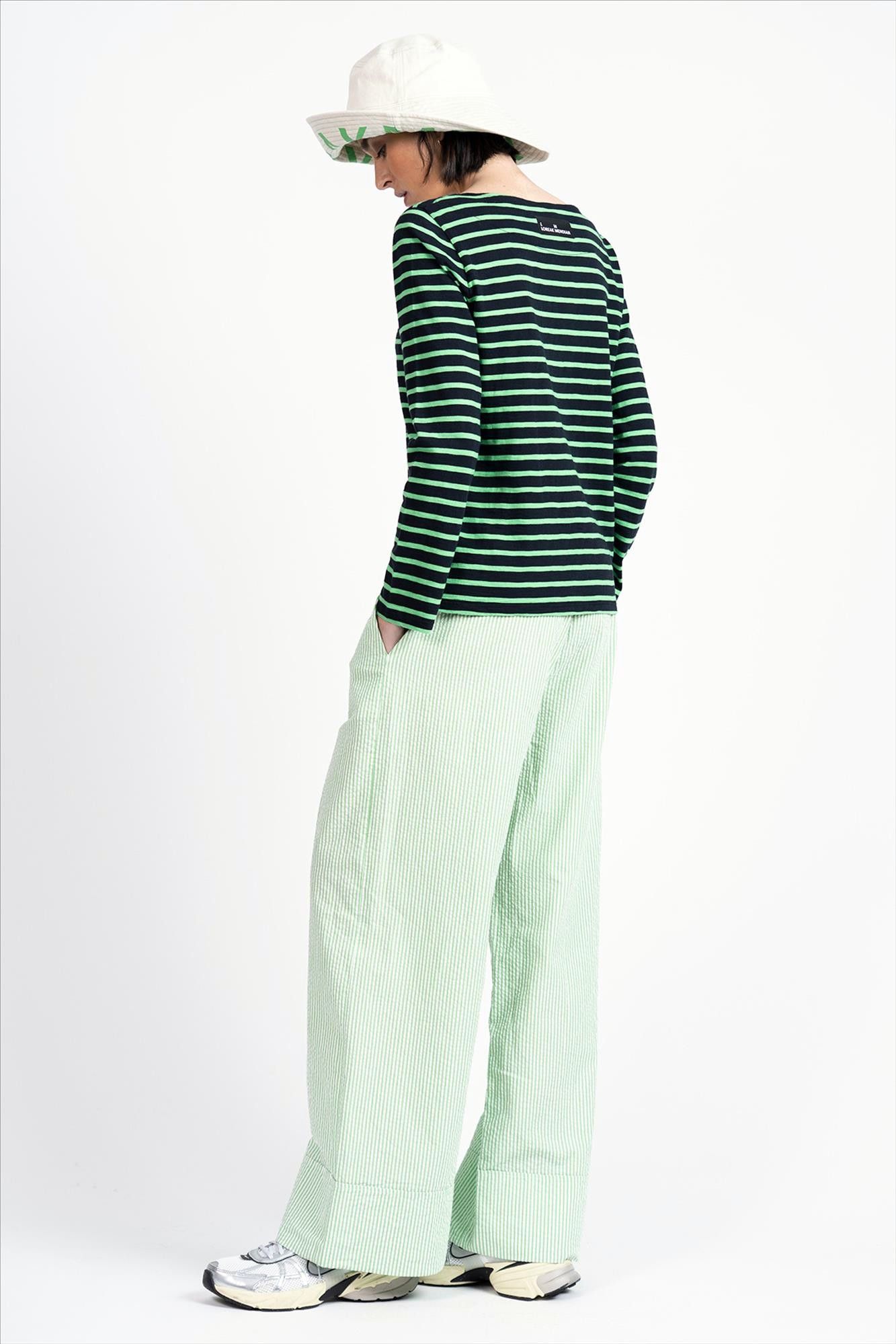 Loreak - Lichtgroen-Witte Uria broek