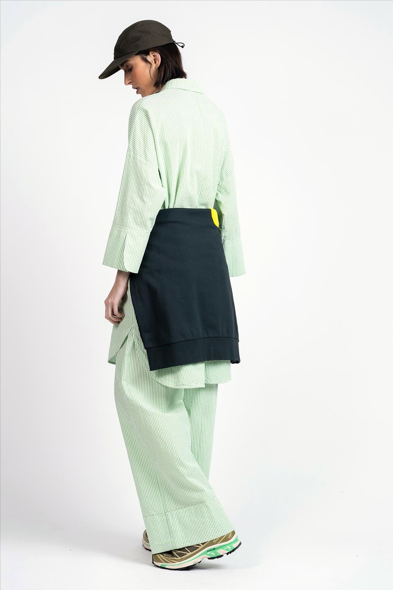 Loreak - Lichtgroen-Witte Uria broek