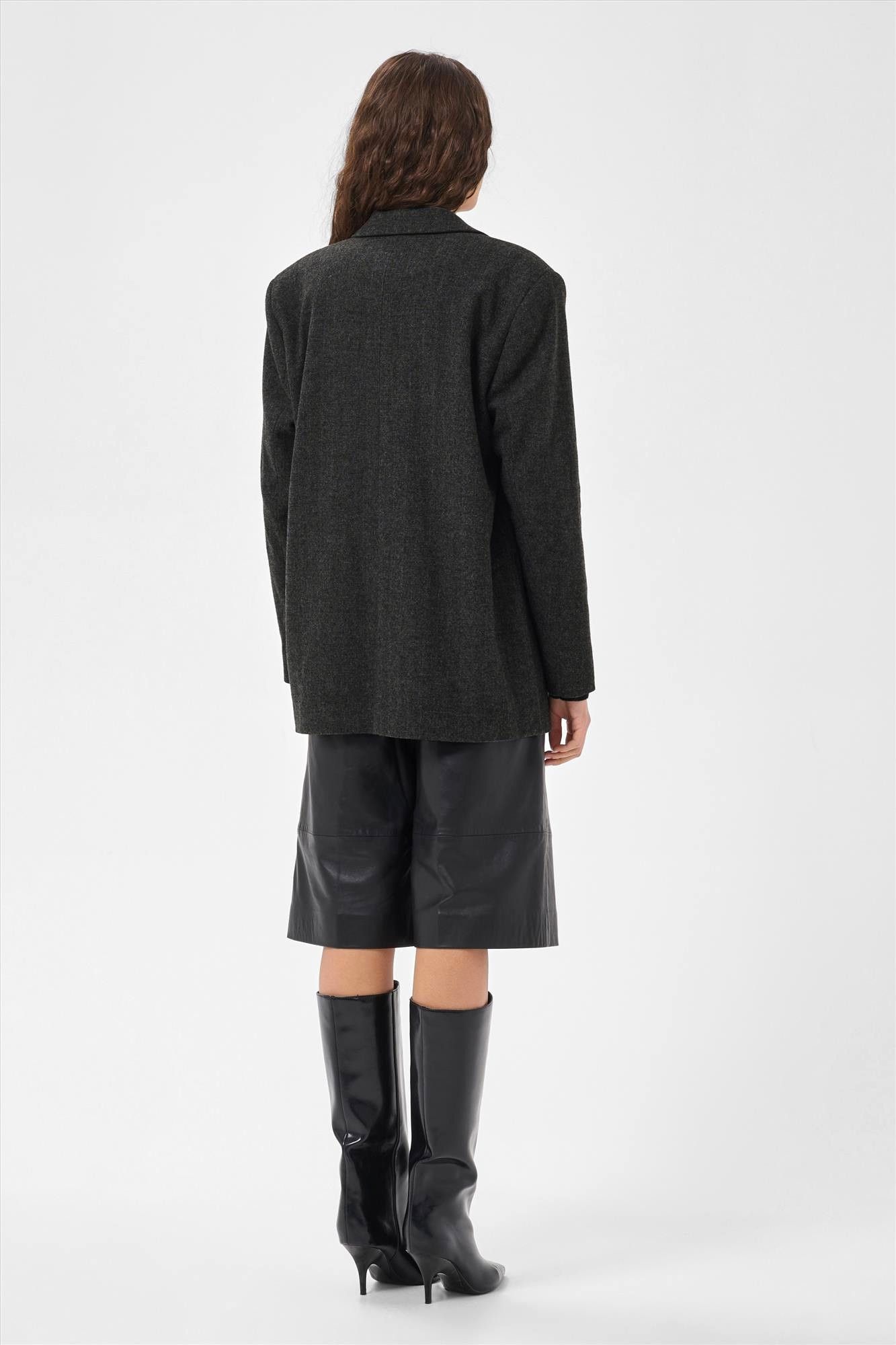 My Essential Wardrobe - Donkergrijze Layla blazer