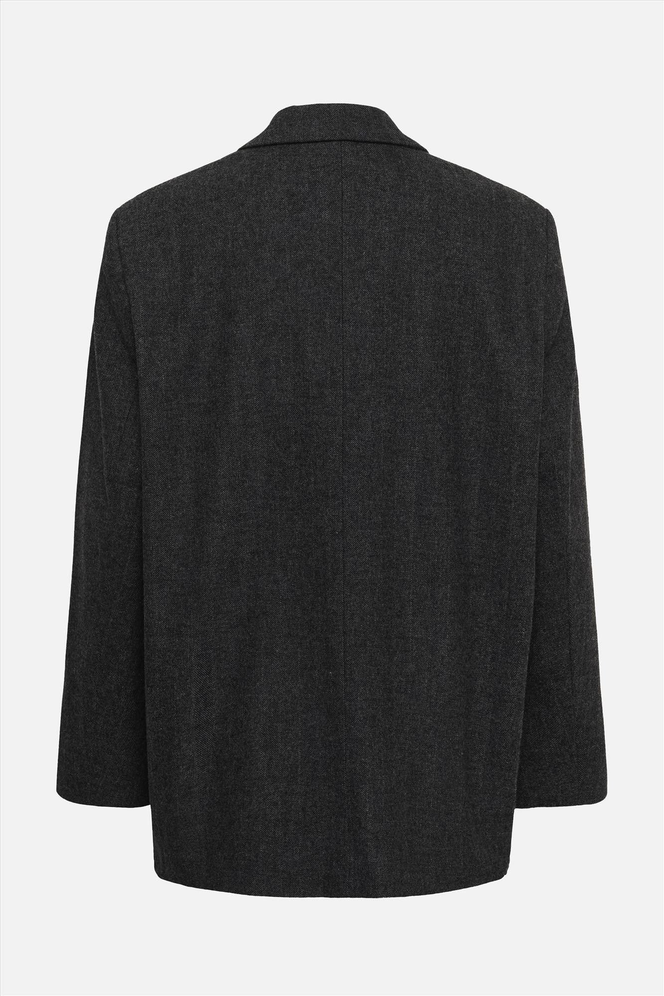 My Essential Wardrobe - Donkergrijze Layla blazer