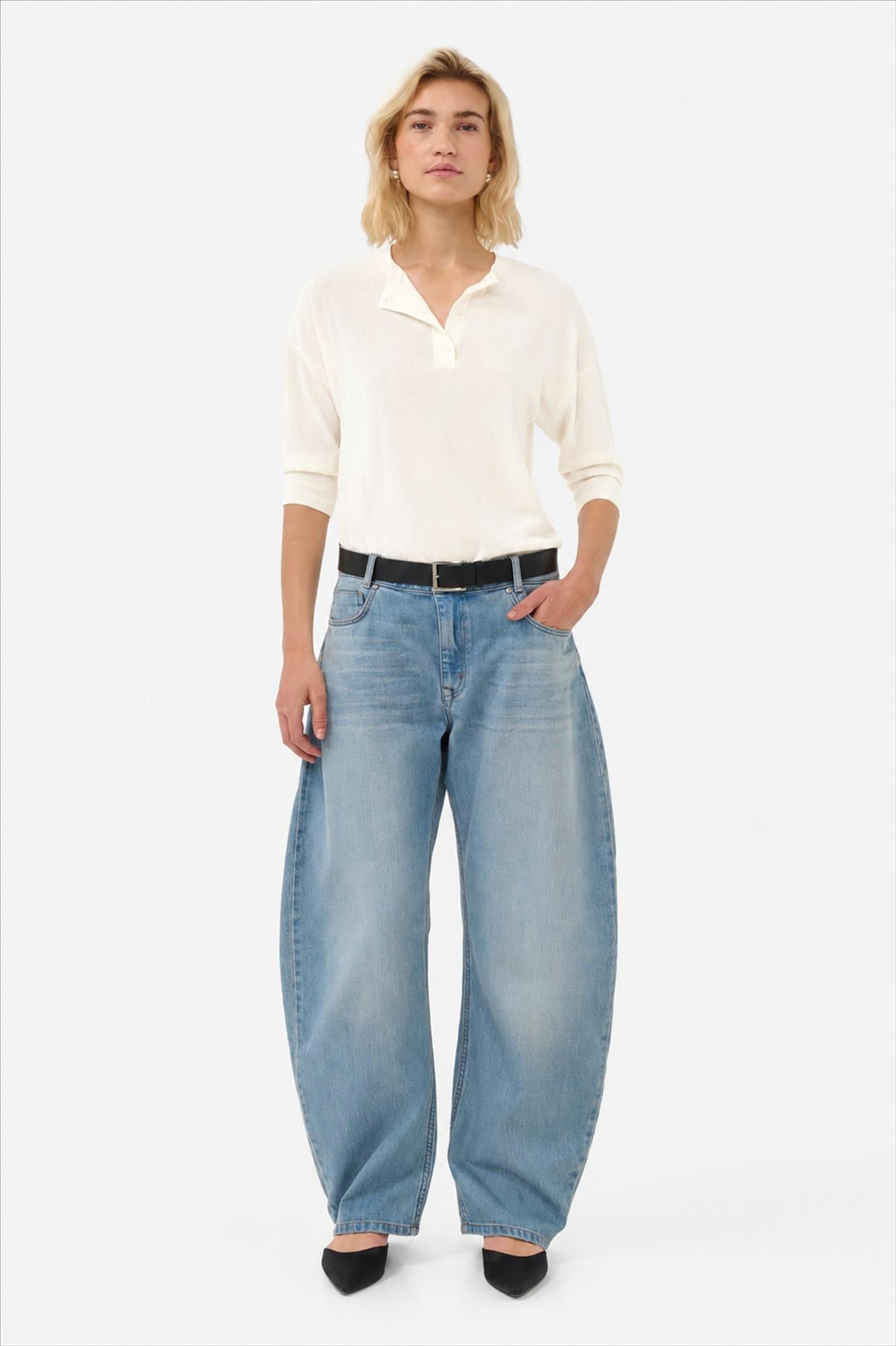 My Essential Wardrobe - Ecru Kir trui