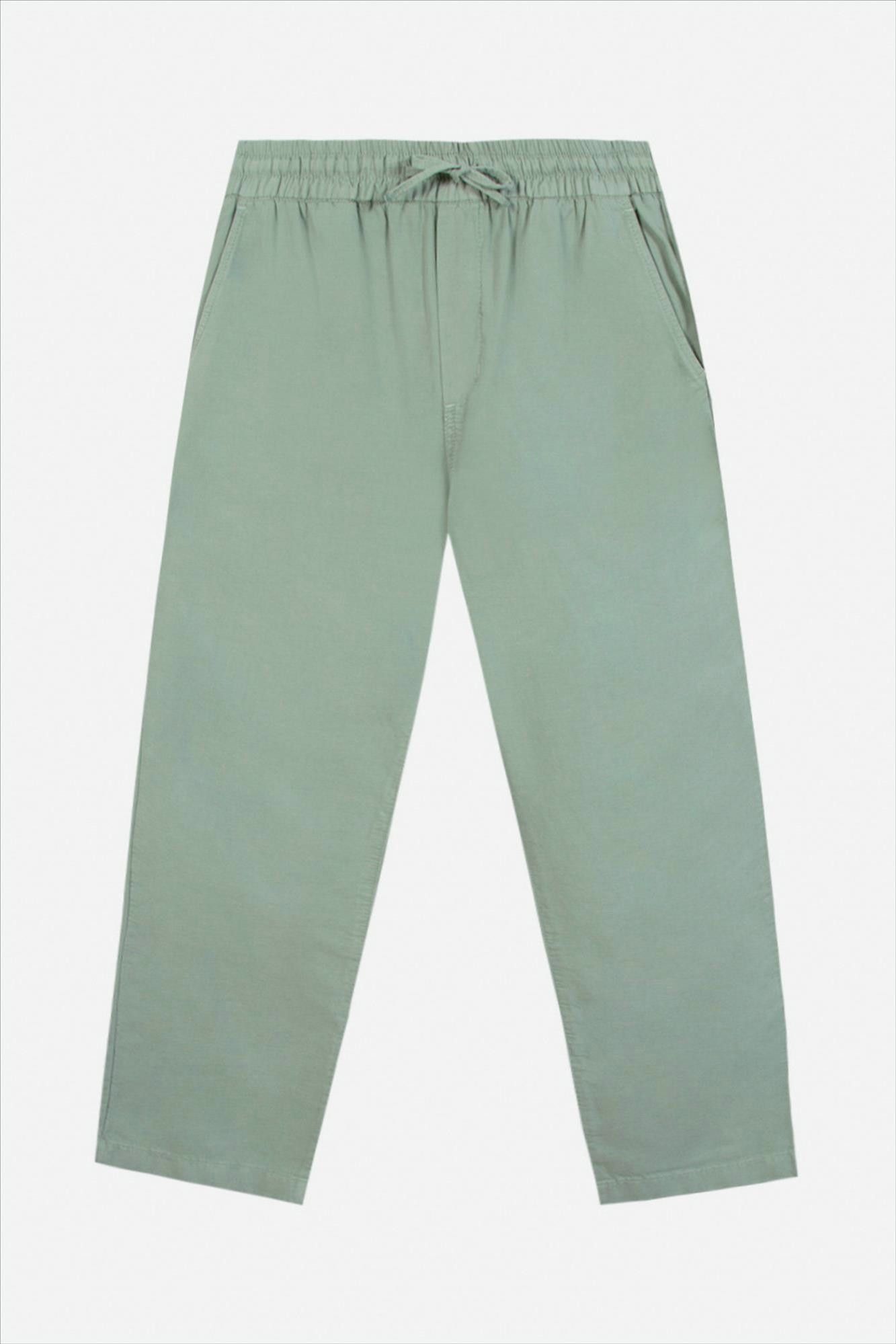 Faguo - Mintgroene Dreuille Linen broek
