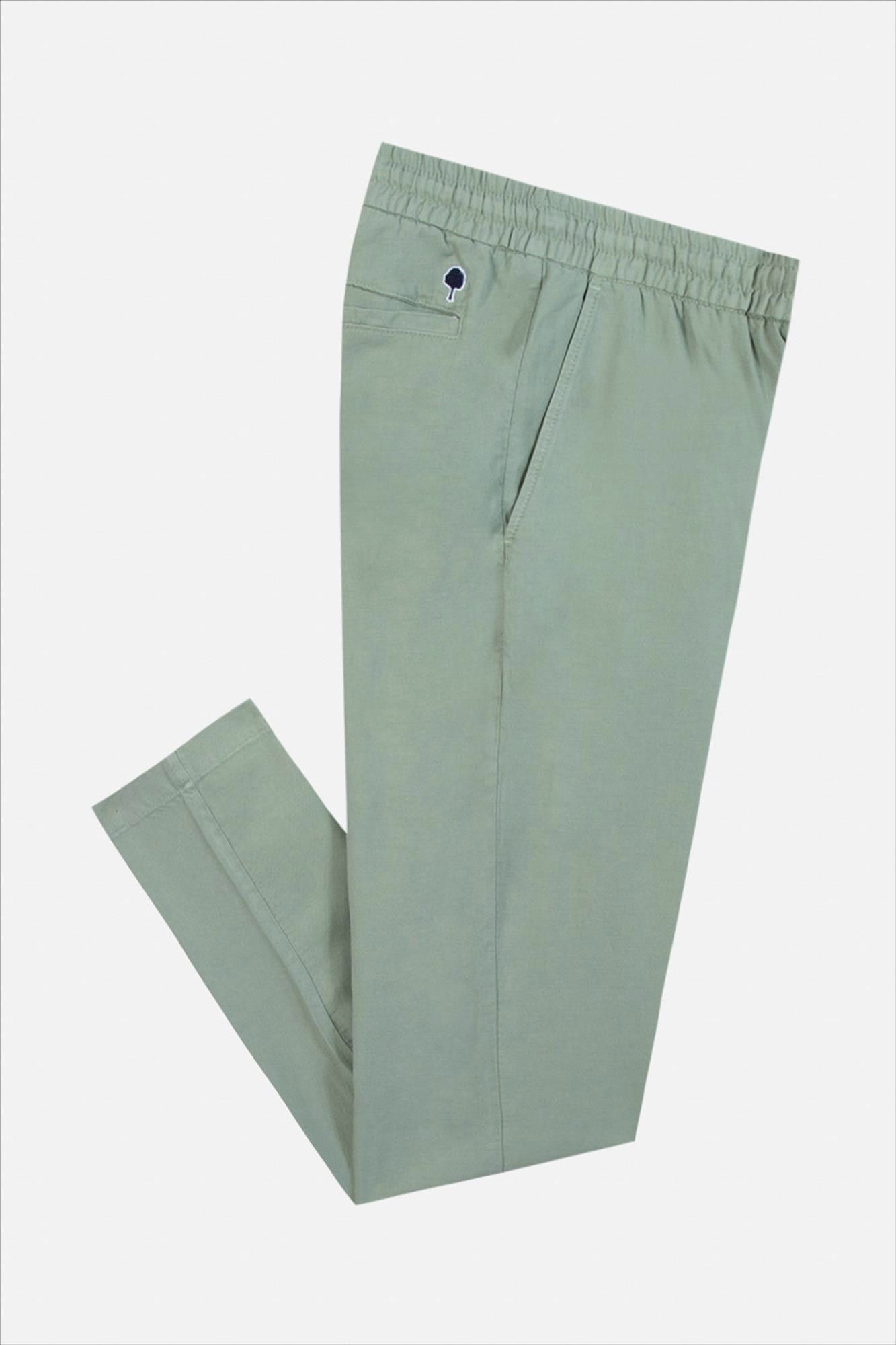 Faguo - Mintgroene Dreuille Linen broek