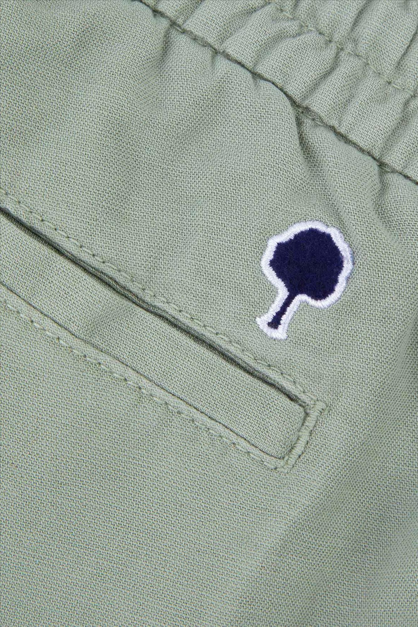 Faguo - Mintgroene Dreuille Linen broek