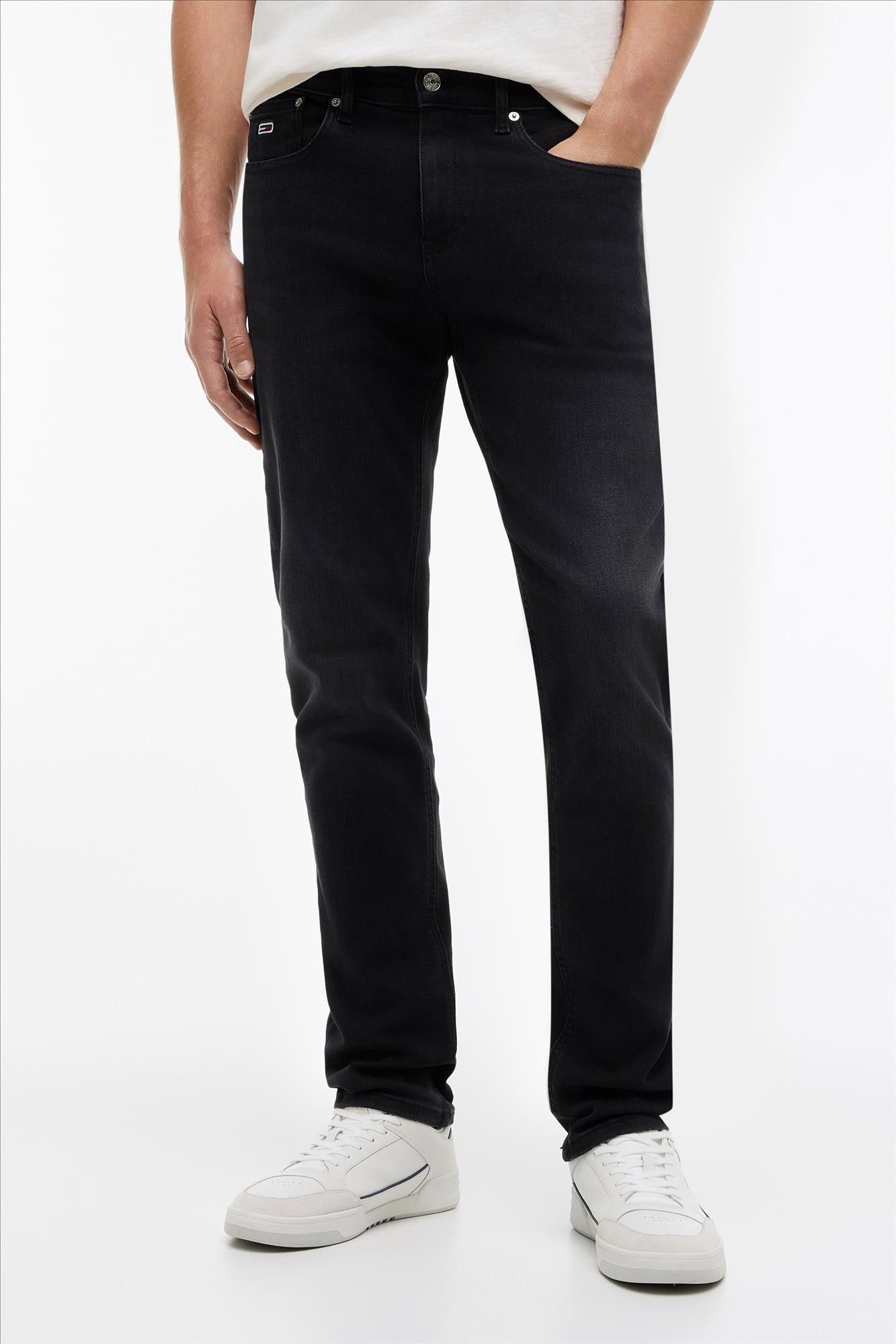 Tommy Jeans - Zwarte Scanton slim jeans
